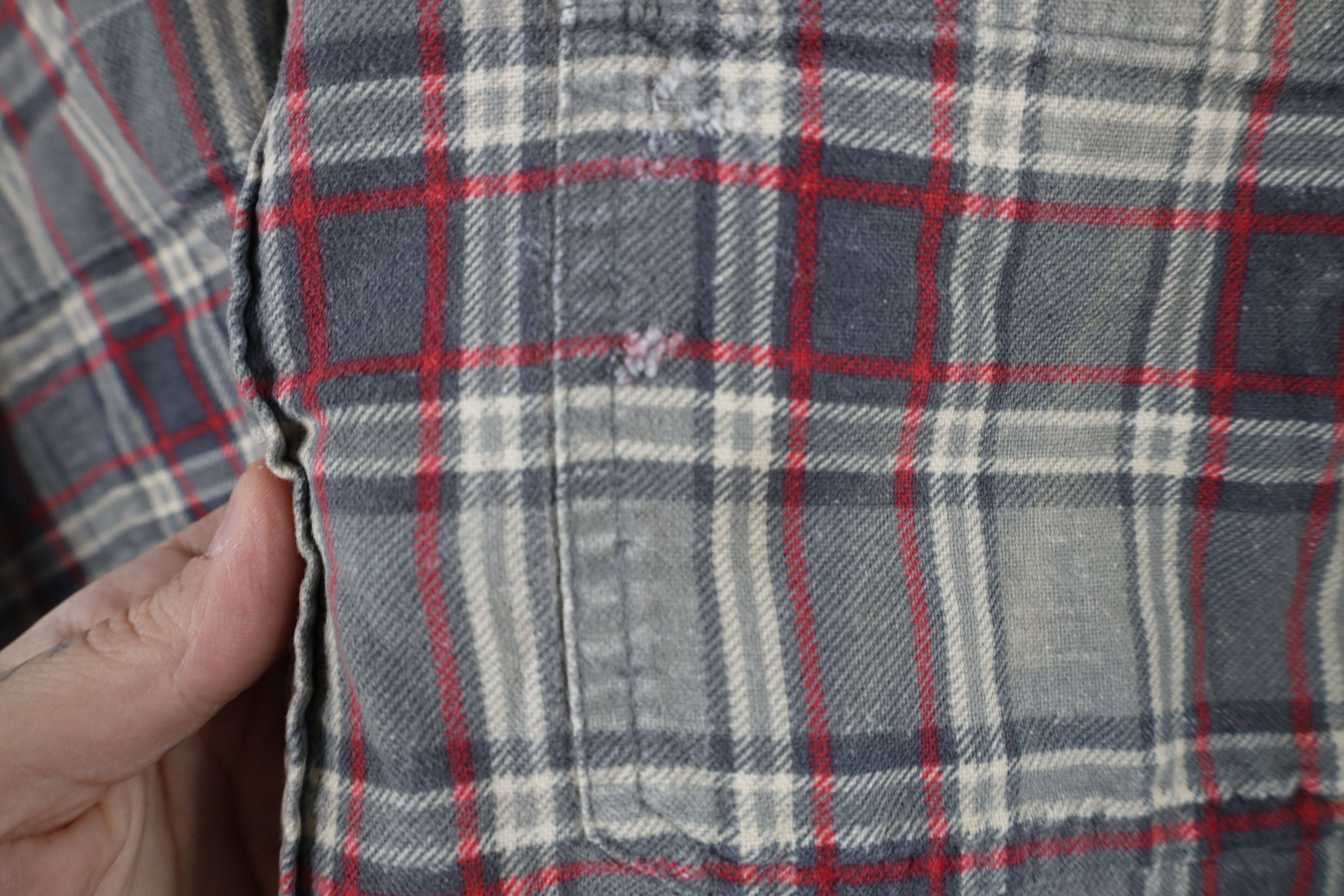 J.Crew × Vintage Vintage 90s J Crew Flannel Collared Button Shirt Plaid Size US L / EU 52-54 / 3 - 5 Thumbnail