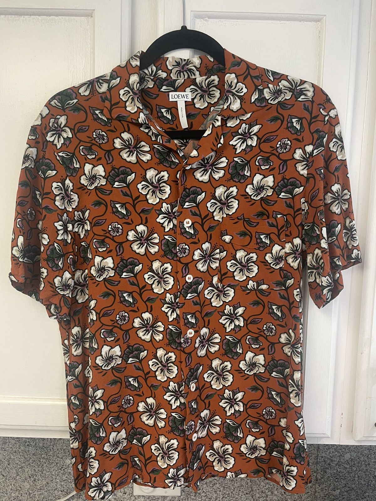 Loewe Loewe Viscose Floral Print Shirt Size US XS / EU 42 / 0 - 4 Thumbnail