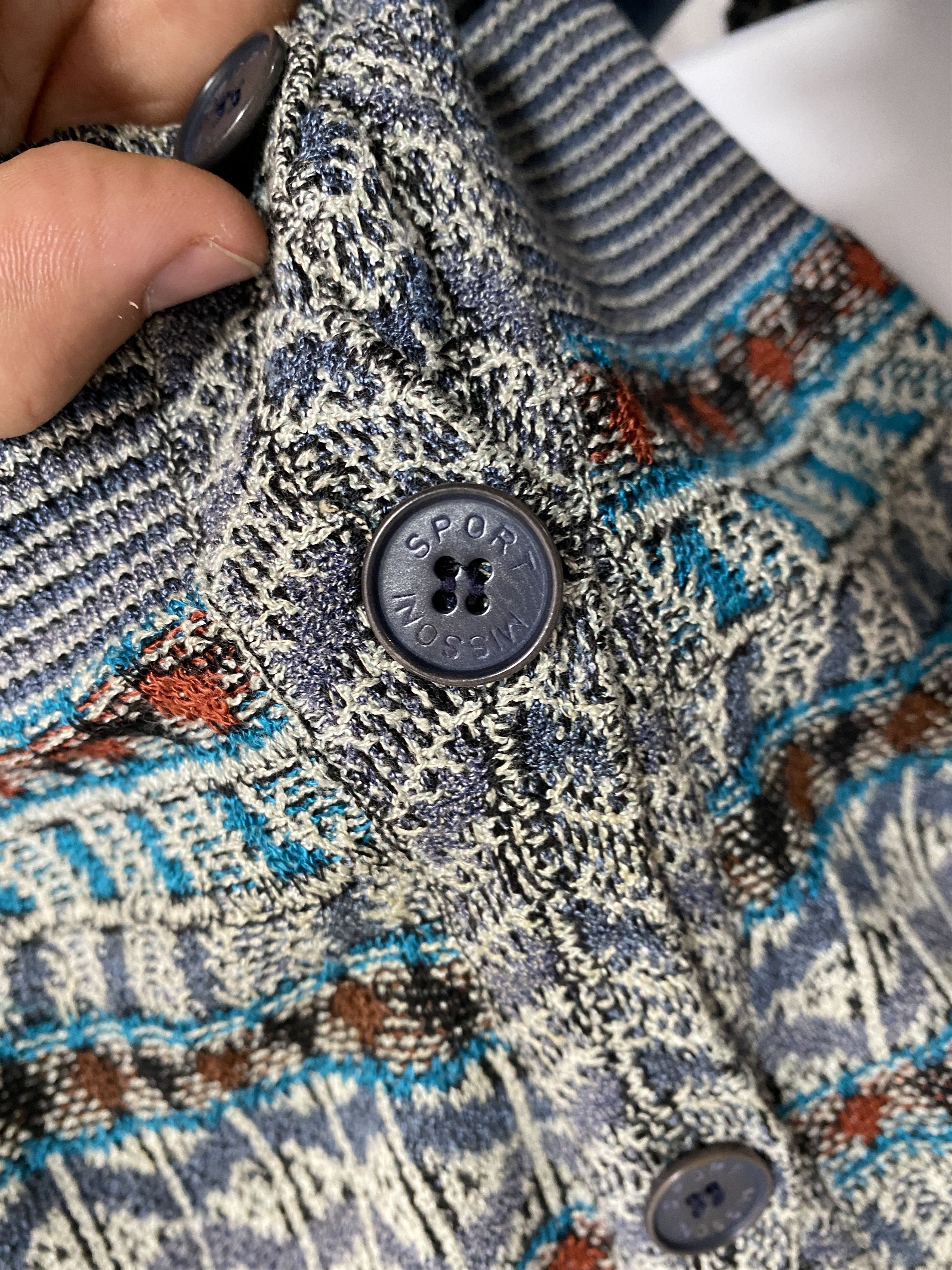 Missoni Missoni 3D Knit Pullover Geometr Retro Size 48 M Jeresy Size US M / EU 48-50 / 2 - 15 Thumbnail