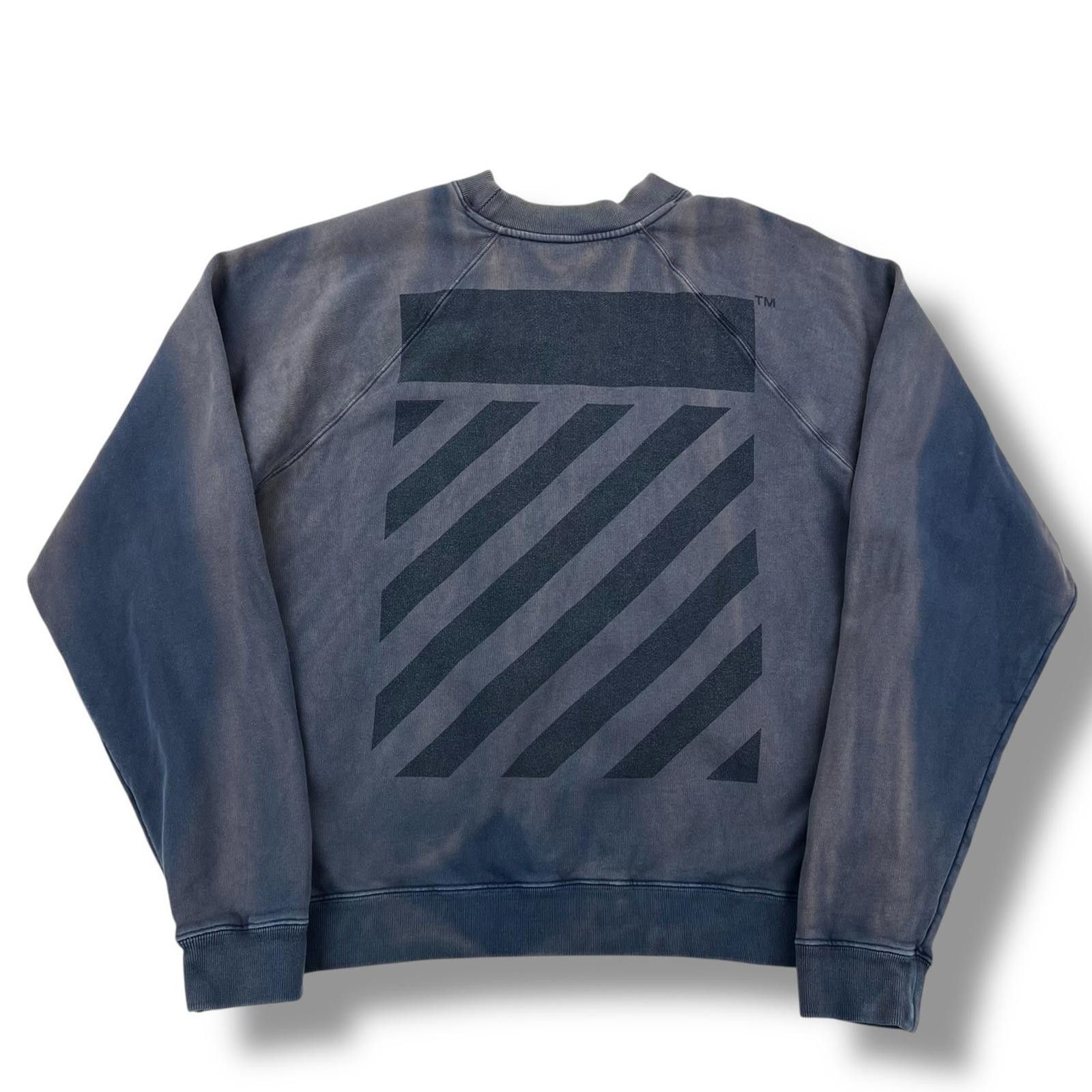 Off-White Off-White Bleach Diagonal Sweatshirt Size US L / EU 52-54 / 3 - 2 Thumbnail