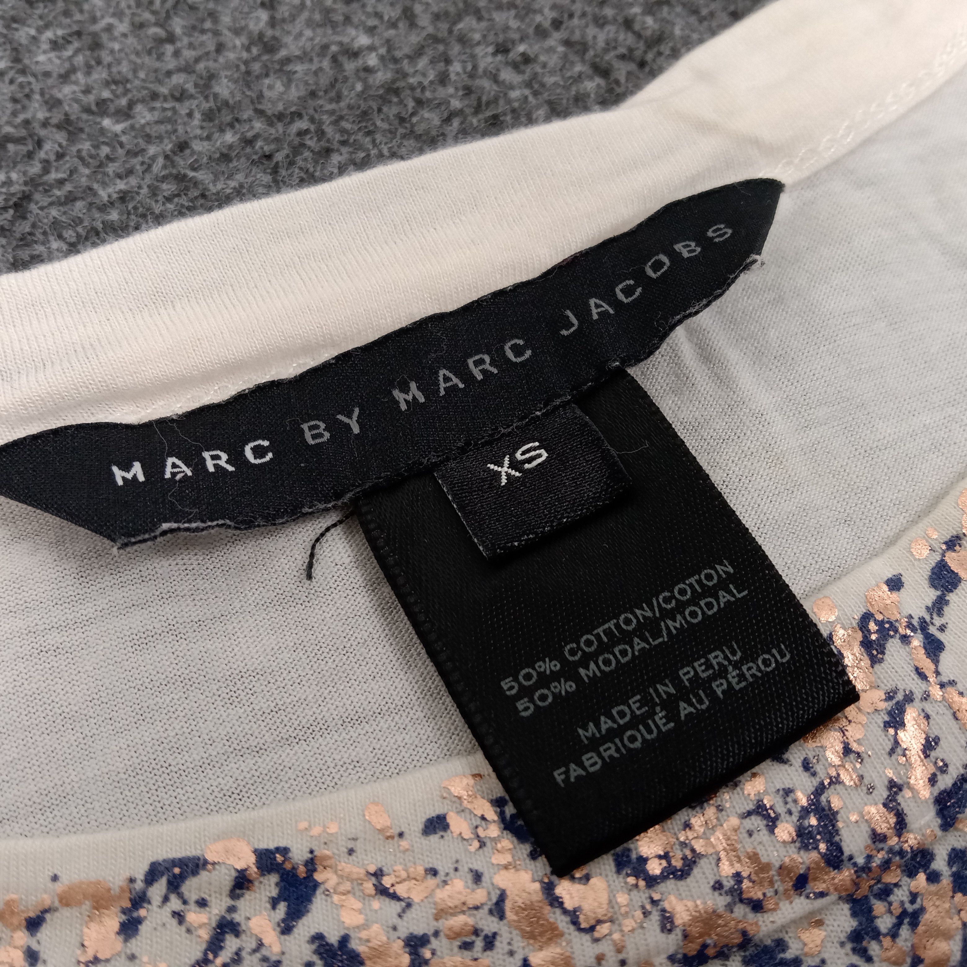 Designer × Marc by Marc Jacobs × Vintage Marc By Marc Jacobs Designer Art Tshirt Size XS / US 0-2 / IT 36-38 - 5 Thumbnail