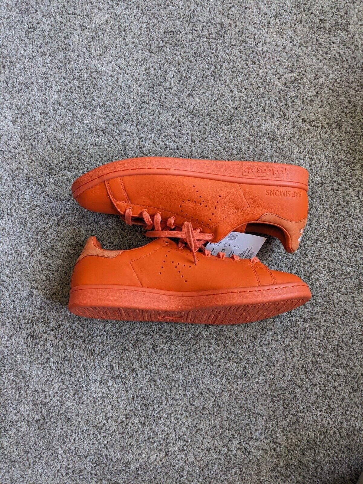 Adidas SS14 2014 adidas x Raf Simons Stan Smith Orange B35497 Size US 10.5 / EU 43-44 - 2 Thumbnail