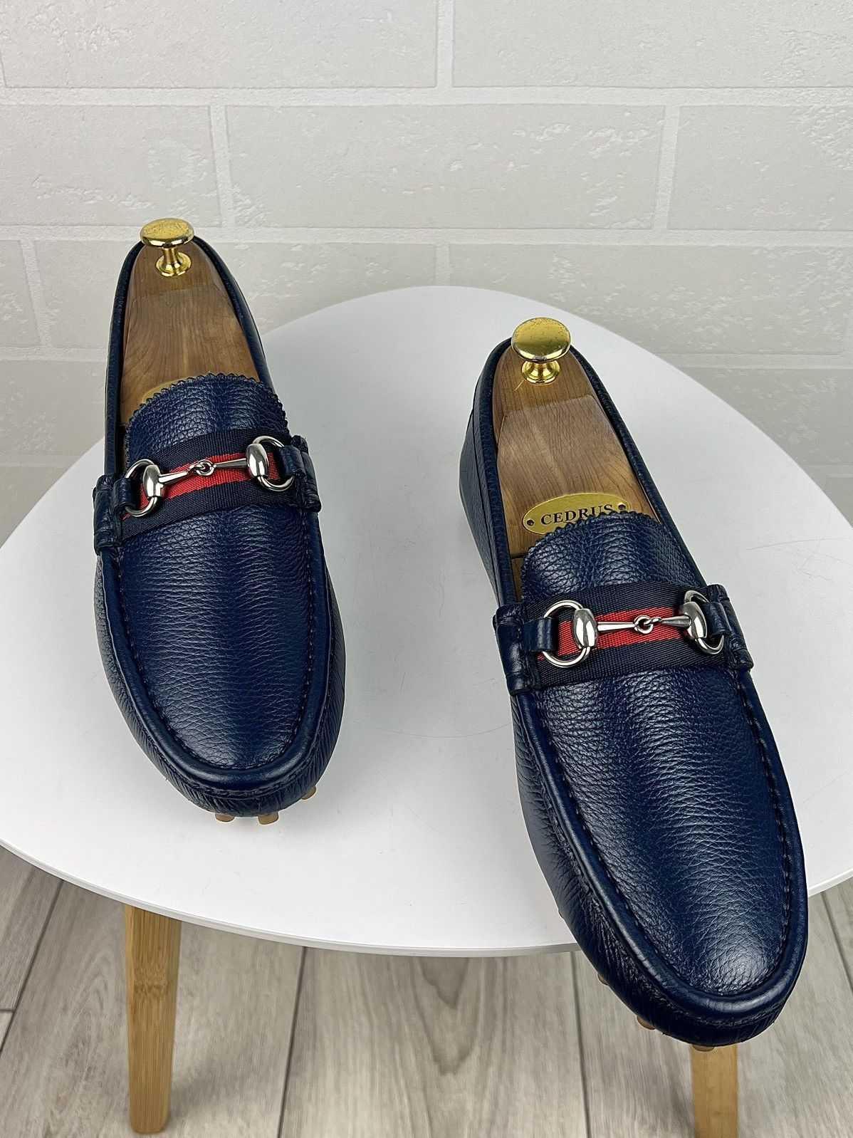 Gucci GUCCI Loafers Leather Drivers Shoes HORSEBIT Buckle  display picture 3