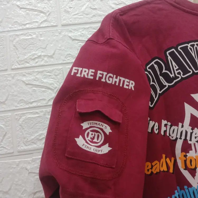 Tedman Vintage ted company fire fighter small pocket t-shirt Size US M / EU 48-50 / 2 - 2 Thumbnail
