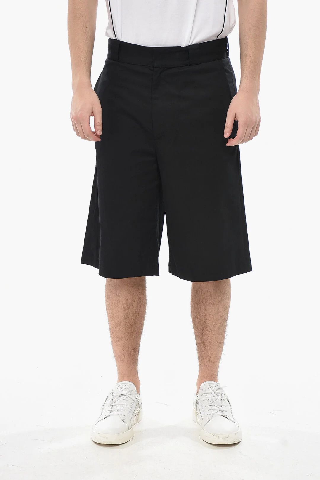 og1mm0326 Stretch Cotton Chino Short in Black