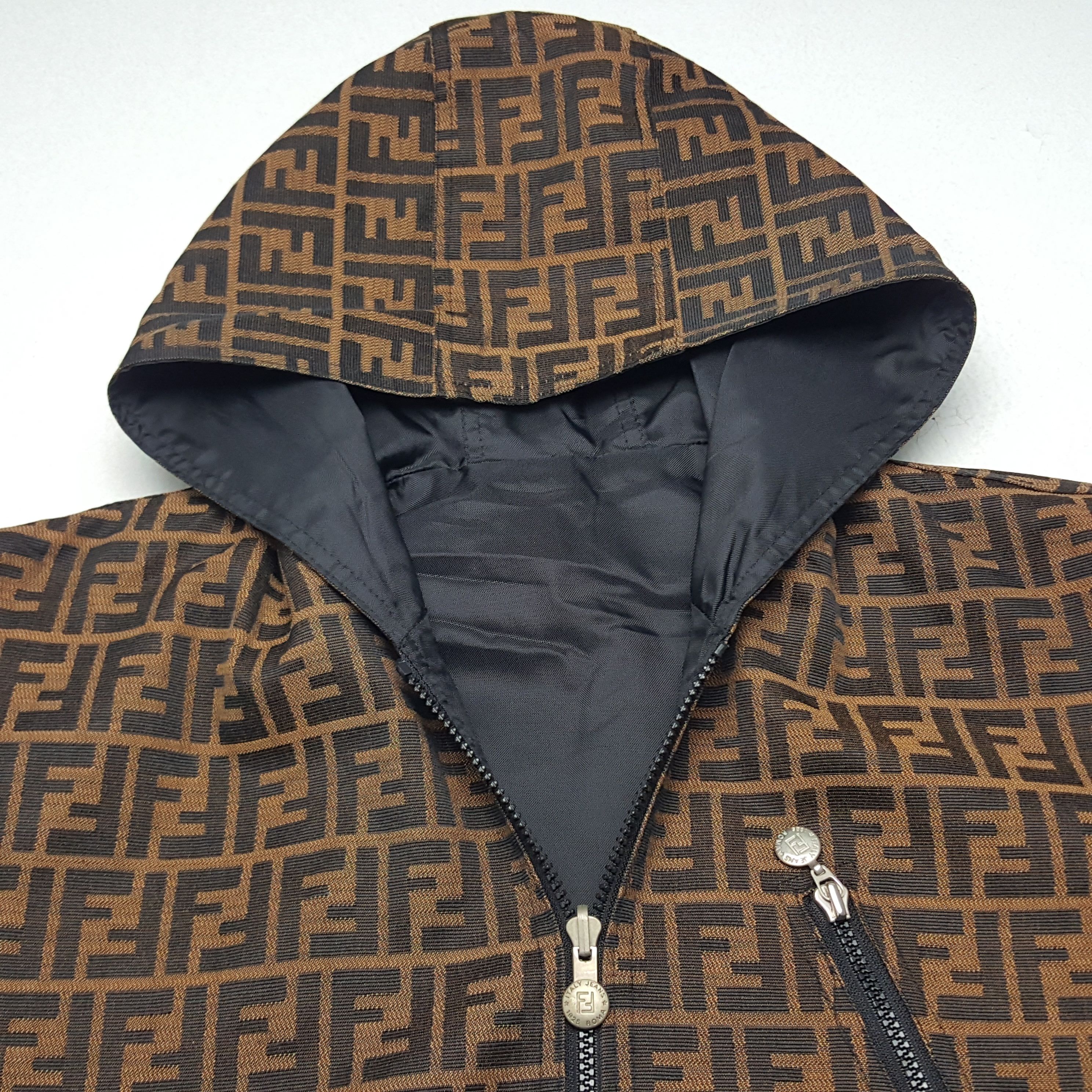 Fendi × Vintage Vintage Fendi Italian Brand Monogram Jacket Size US L / EU 52-54 / 3 - 8 Thumbnail