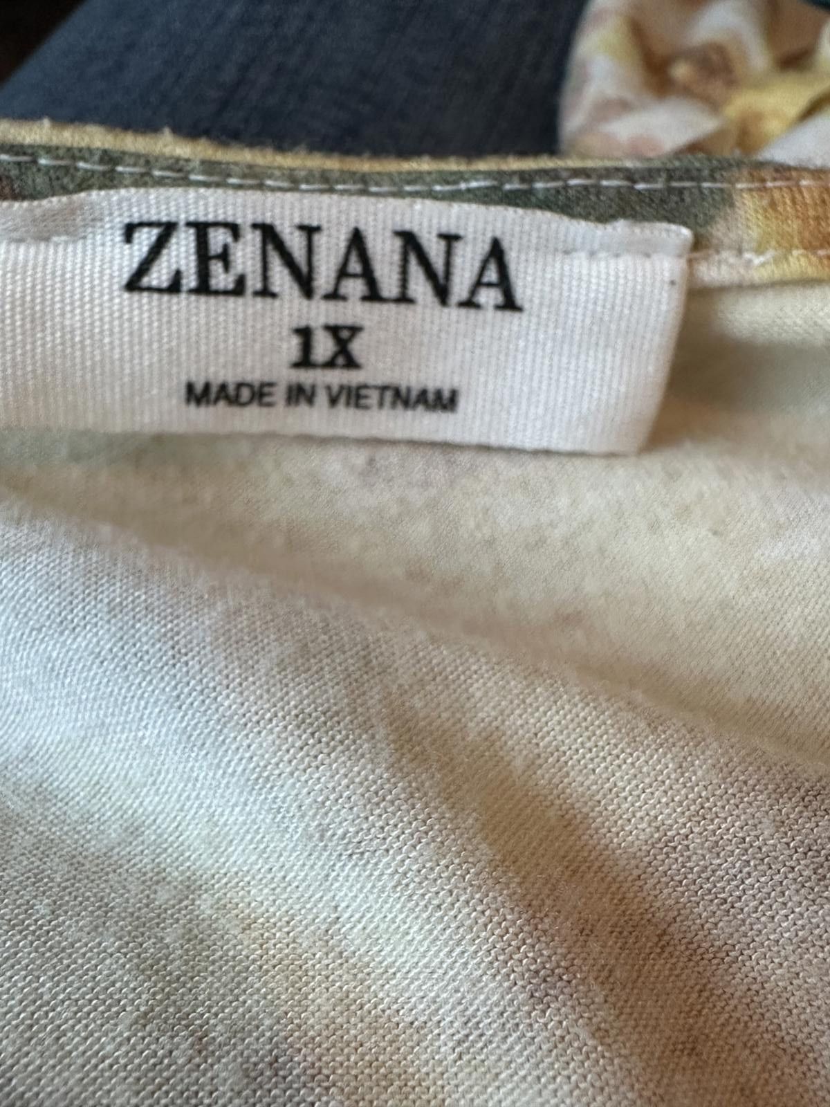 Other Zenana Women's Tiered Floral Dress, Size 1X Size XL / US 12-14 / IT 48-50 - 3 Thumbnail