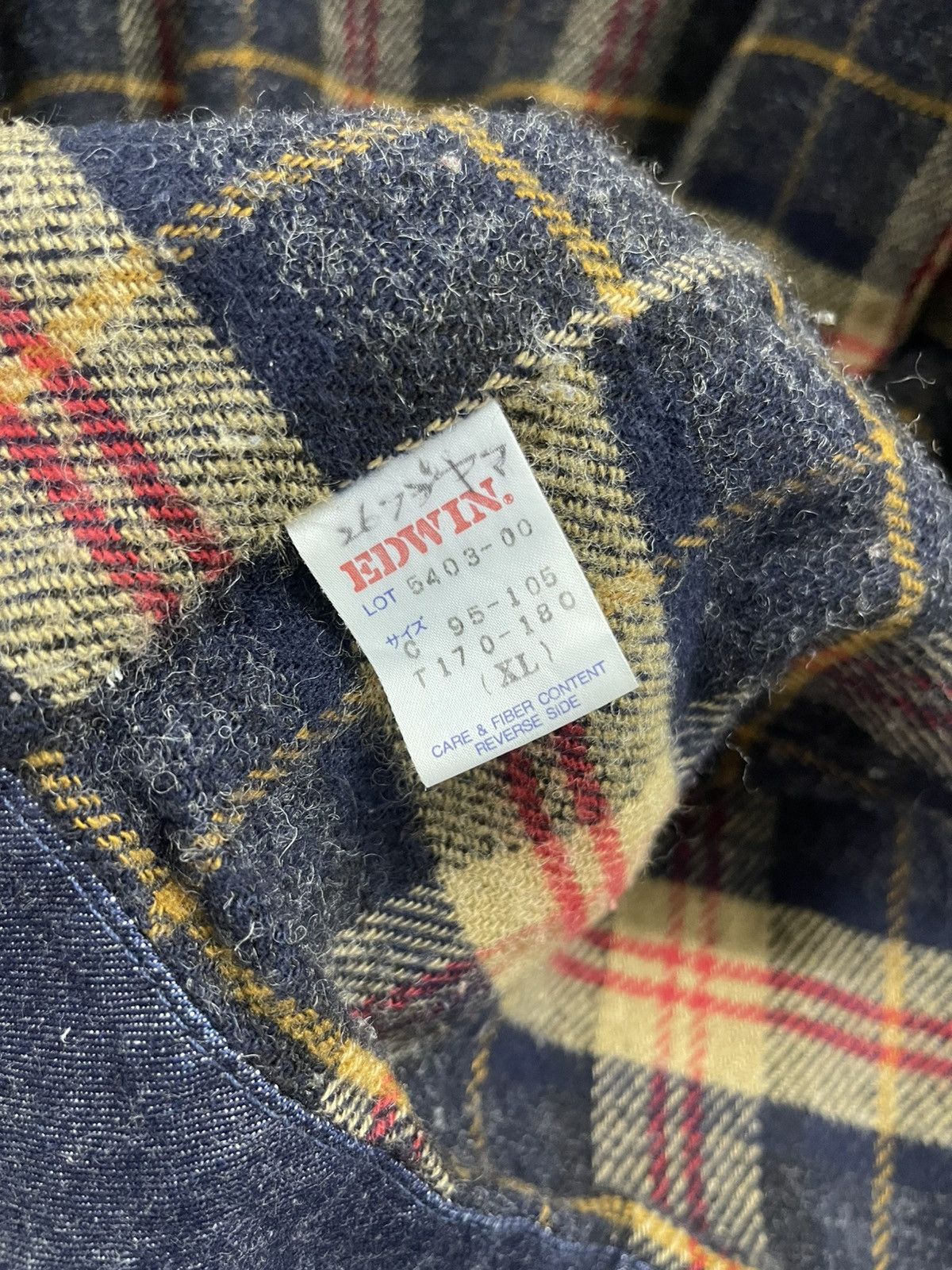 Edwin Vintage Edwin Heavy-Duty Denim Jacket Size US L / EU 52-54 / 3 - 16 Thumbnail