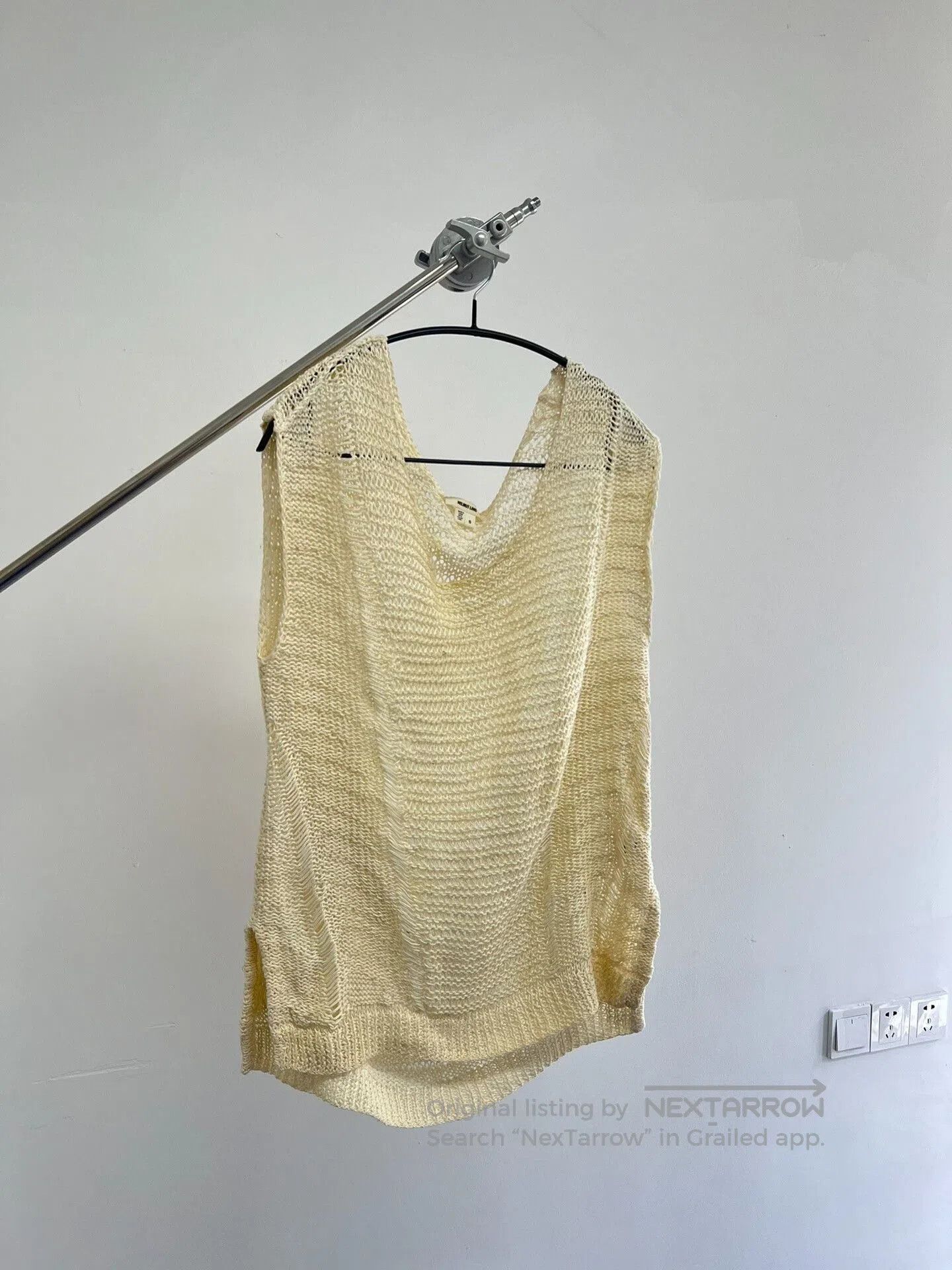 Helmut Lang Helmut Lang Hollow Knit Vest for Women. Size M / US 6-8 / IT 42-44 - 2 Thumbnail