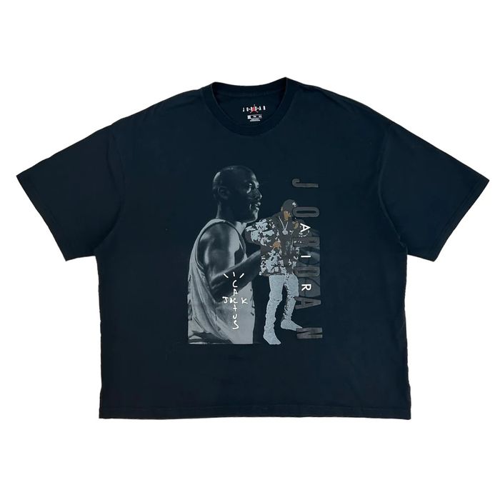 Travis Scott TRAVIS SCOTT X JORDAN TEE BLACK Grailed