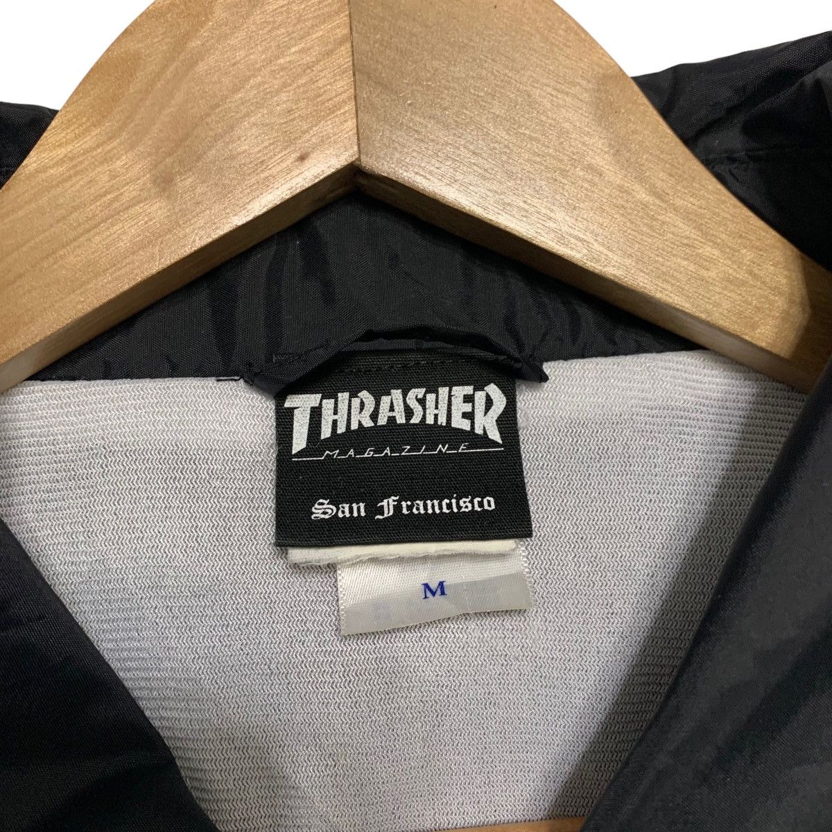 Thrasher Thrasher Skateboard Magazine Big Logo Nylon Jacket Size US M / EU 48-50 / 2 - 11 Thumbnail
