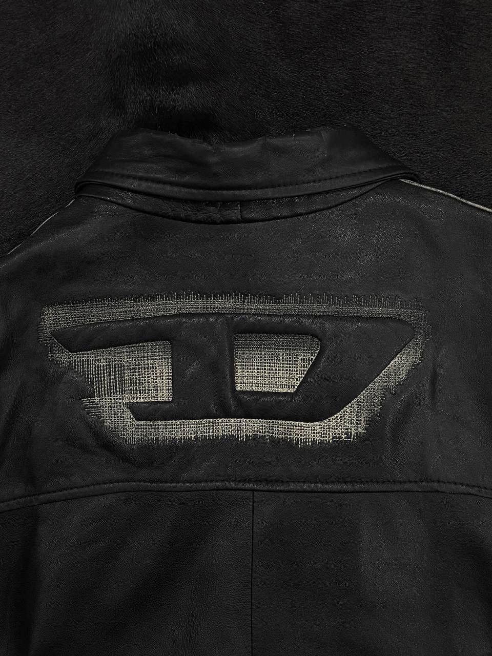 Diesel Vintage Diesel Distressed Leather Jacket Size US L / EU 52-54 / 3 - 3 Thumbnail