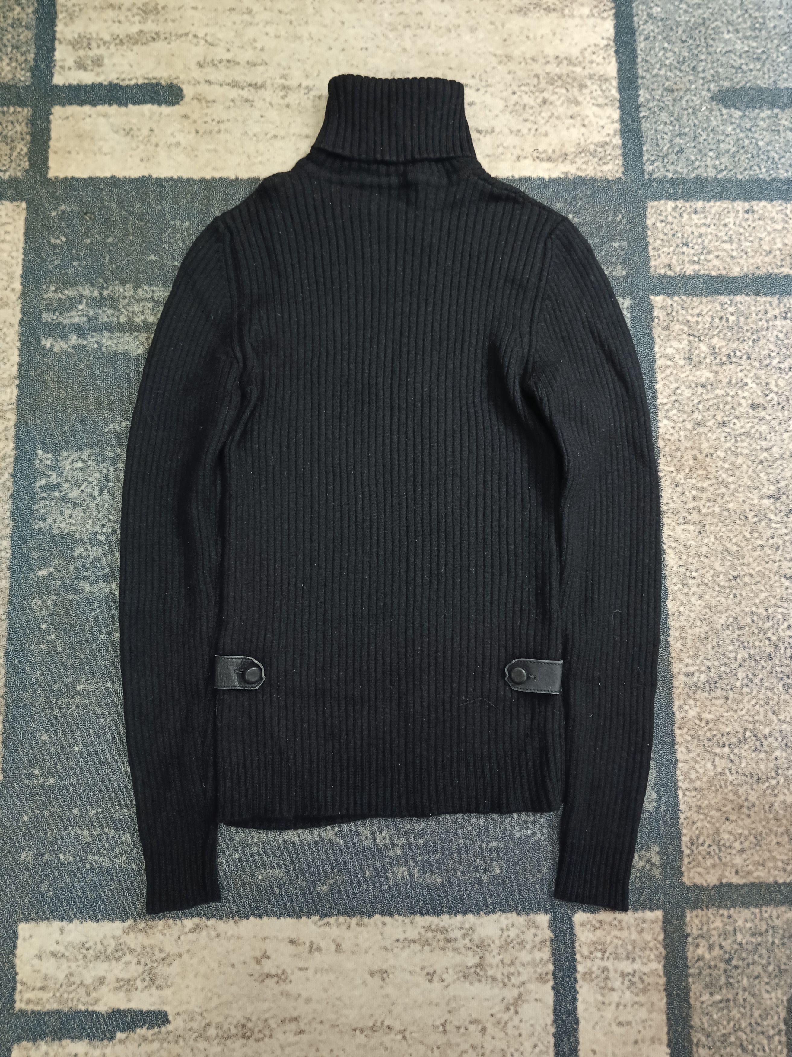 Bally BALLY TURTLENECK WOOL BLACK KINTWEAR(USA38)) Size S / US 4 / IT 40 - 2 Thumbnail