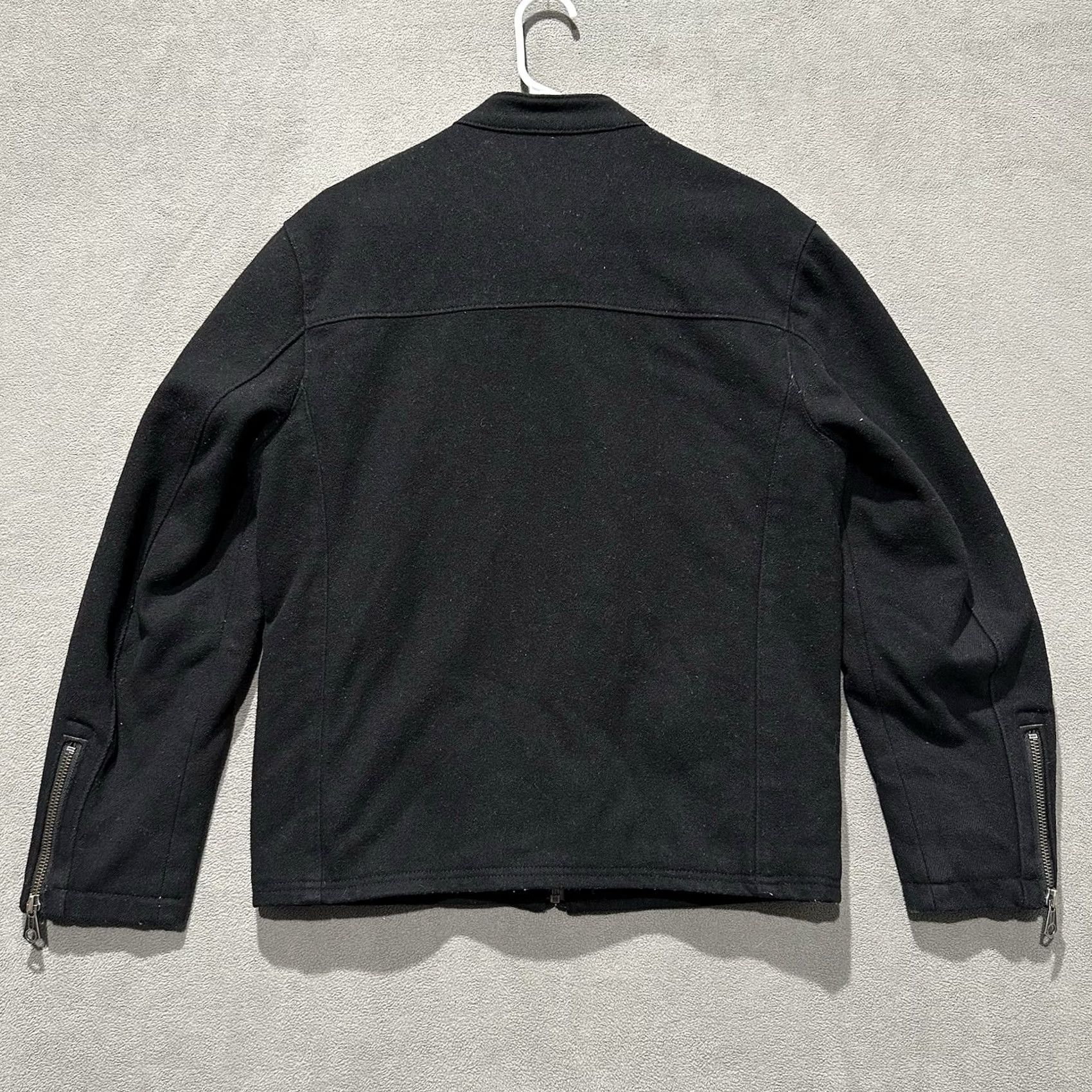 Gap VINTAGE Gap Bomber Jacket Men Small Black Wool Blend Quilted Lined Zip Pockets Full Zip Casual Winter 90s Style Mens Size US S / EU 44-46 / 1 - 2 Thumbnail