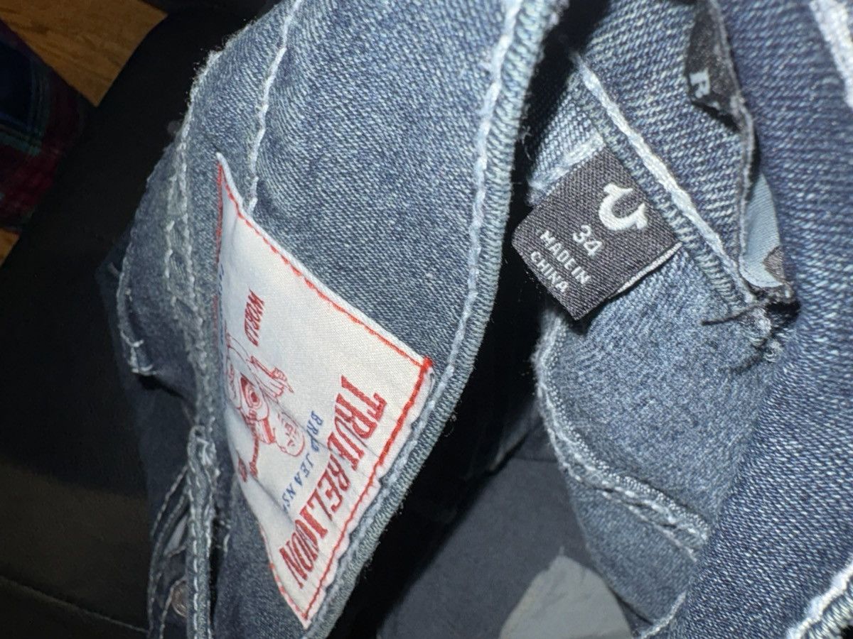 True Religion True Religion White Stitch Vintage Size US 34 / EU 50 - 5 Thumbnail