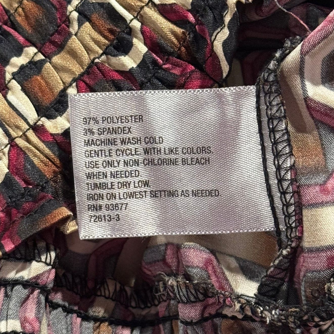 Worthington Worthington Y2K Chain Abstract Retro Top Plus Size 3X Career Size 3XL / US 20-22 - 5 Thumbnail