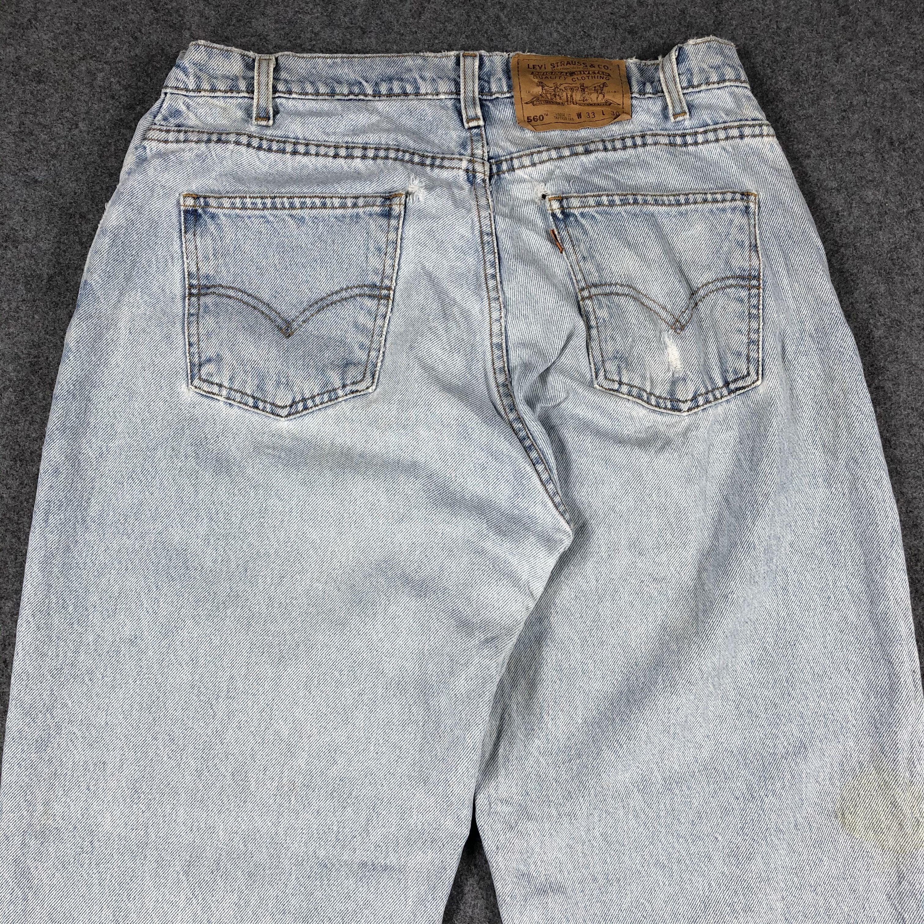 Levi's × Vintage Vintage Levis Jeans Lot 560 Orange Tab Loose Fit-JM685 Size US 32 / EU 48 - 9 Thumbnail