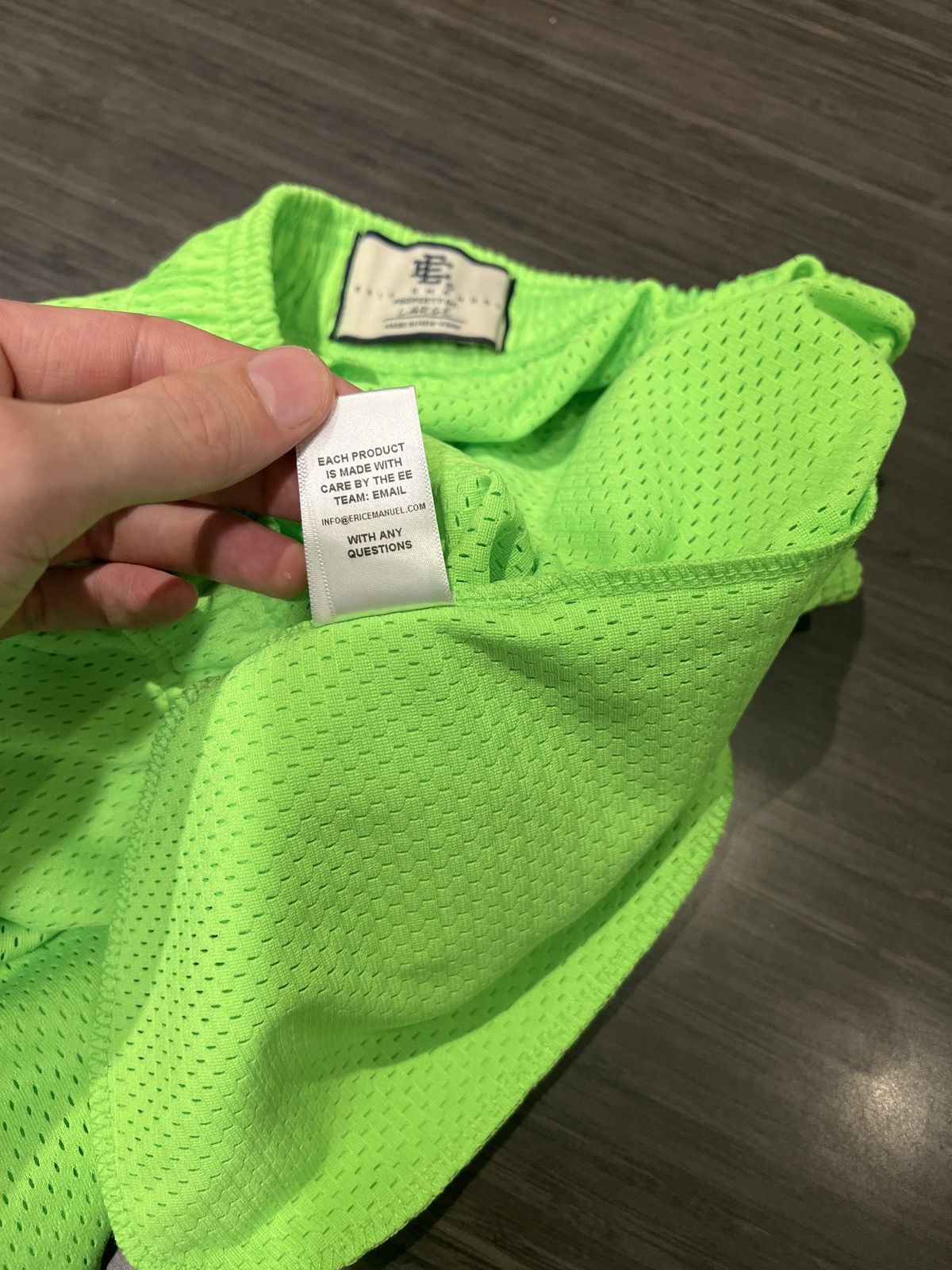 Eric Emanuel Eric Emanuel Basic Shorts Lime Green Size US 34 / EU 50 - 5 Thumbnail