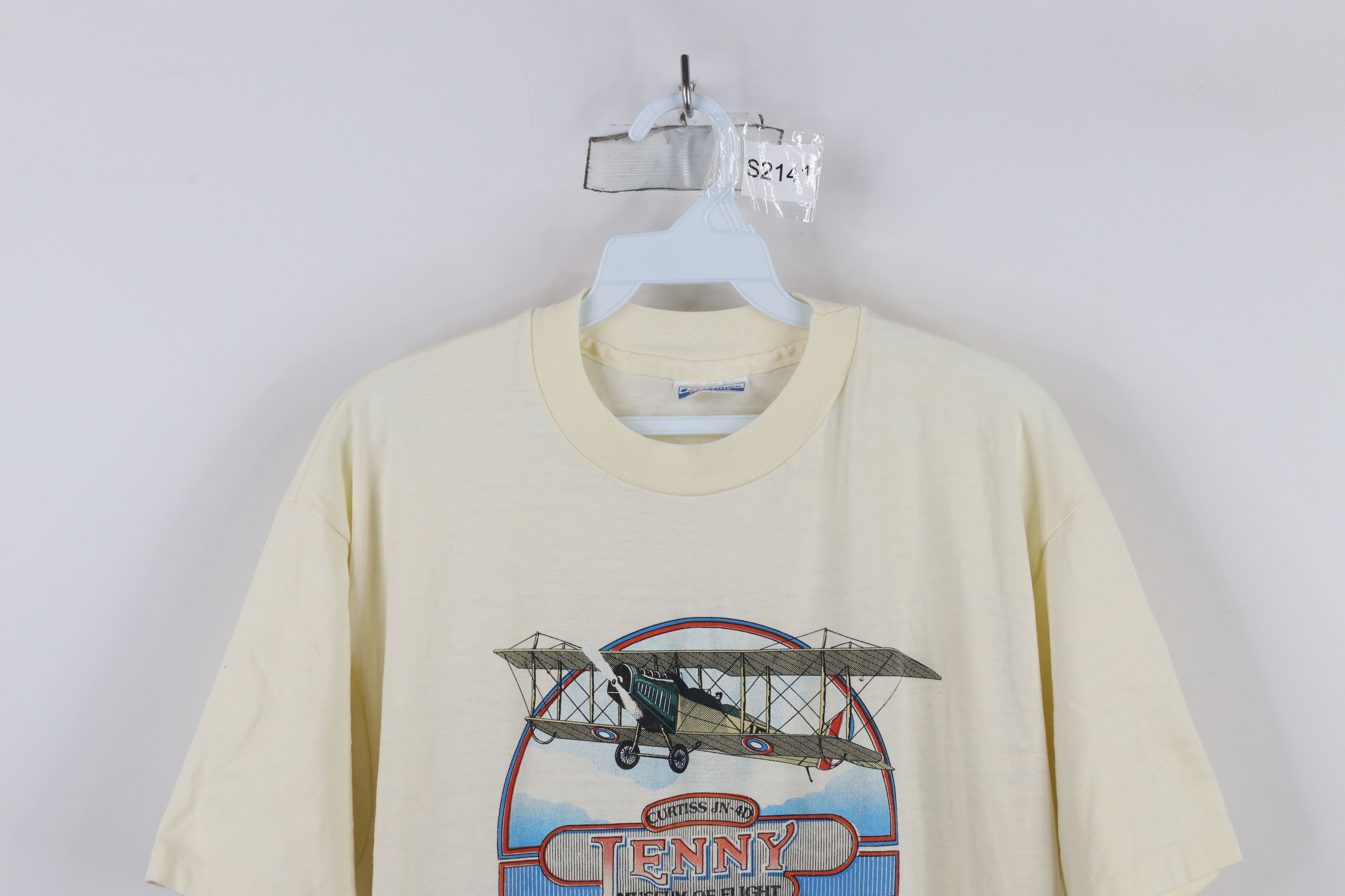 Vintage Vintage 80s 90s Jenny Museum of Flight Seattle T-Shirt USA Size US XL / EU 56 / 4 - 2 Thumbnail