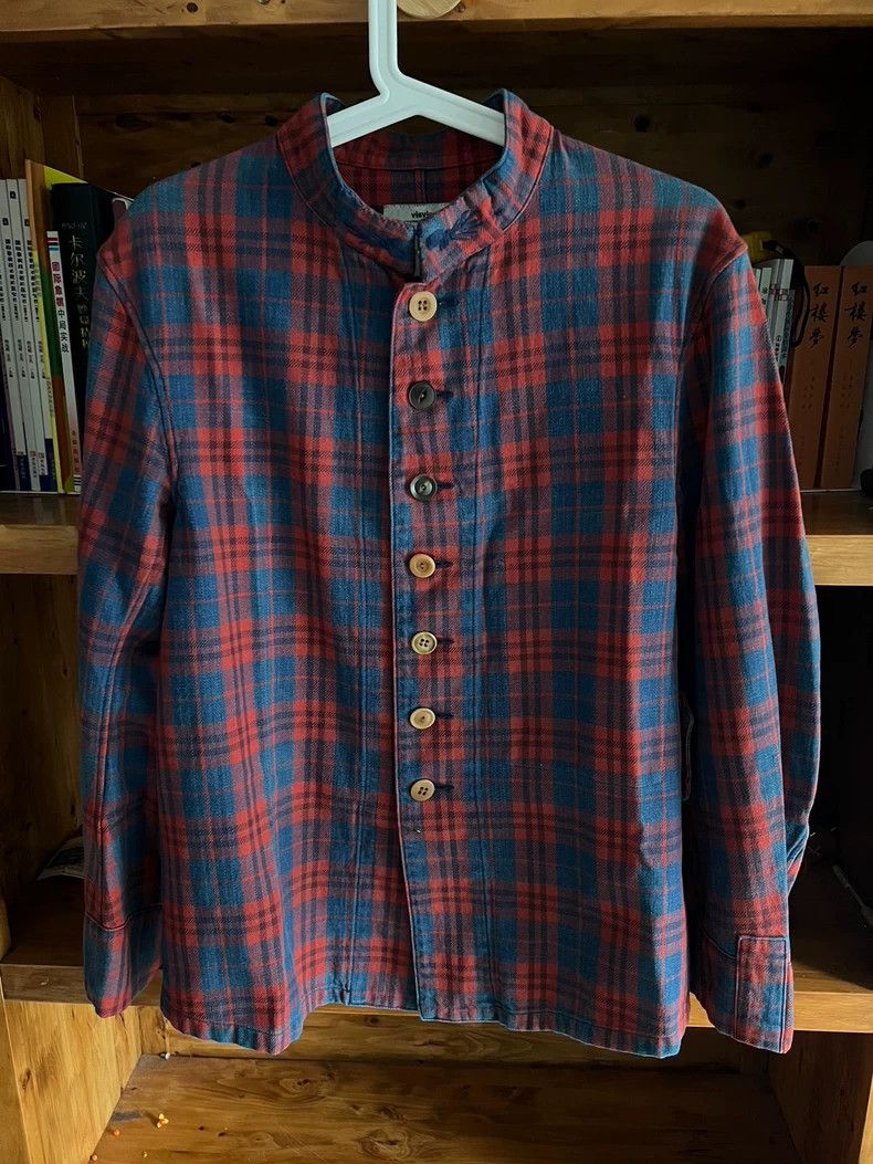 Visvim Visvim14aw embroidered stand-up collar vintage washed check Size US M / EU 48-50 / 2 - 4 Thumbnail