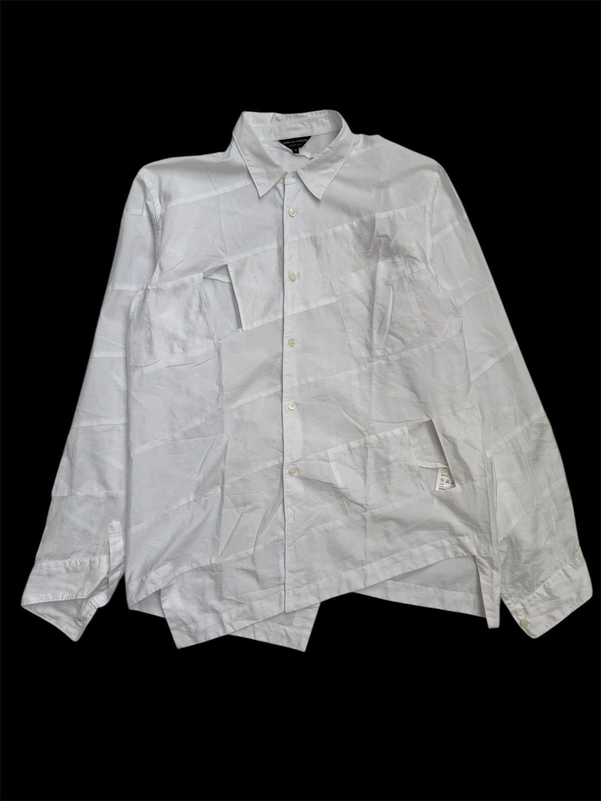 Comme des Garcons SS15 Asymmerical Cut Out Shirt Size US M / EU 48-50 / 2 - 3 Thumbnail