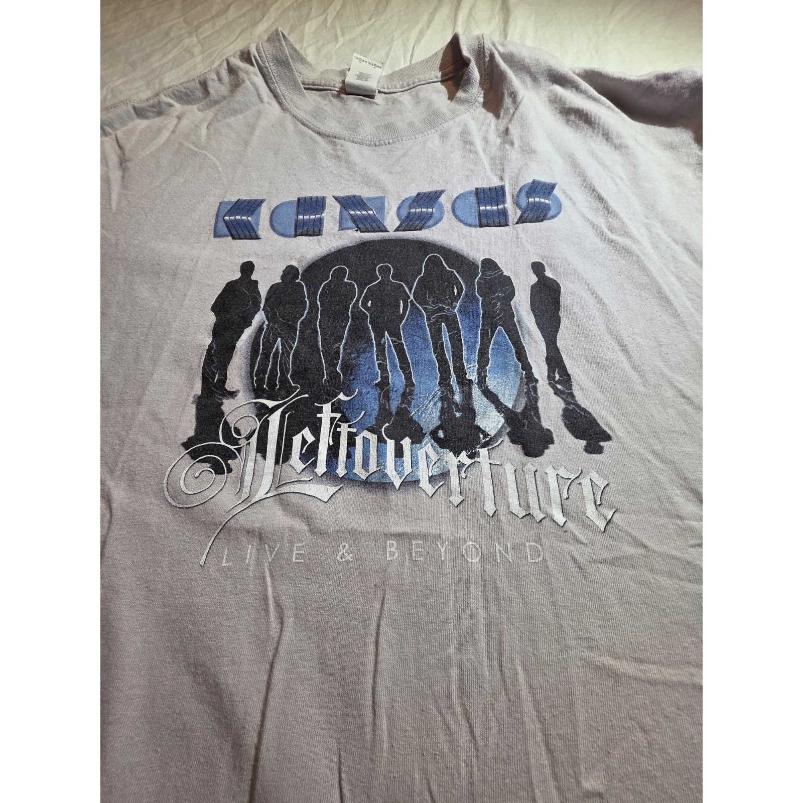 Gildan Kansas Leftoverture Live & Beyond Band Music Rock Grey Tee Size US XL / EU 56 / 4 - 2 Thumbnail
