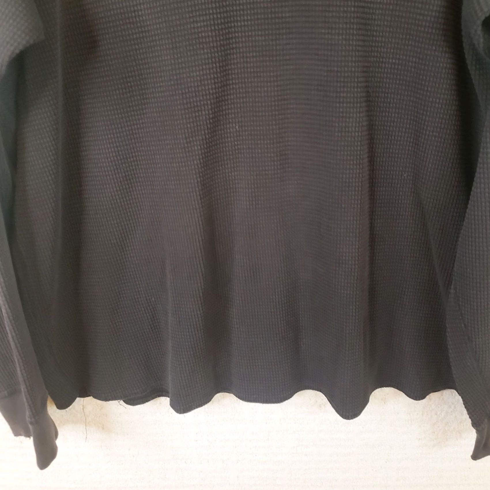 Eddie Bauer Eddie Bauer Men L Tall Black Waffle Knit Thermal Crewneck Long Sleeve Shirt Size US L / EU 52-54 / 3 - 5 Thumbnail