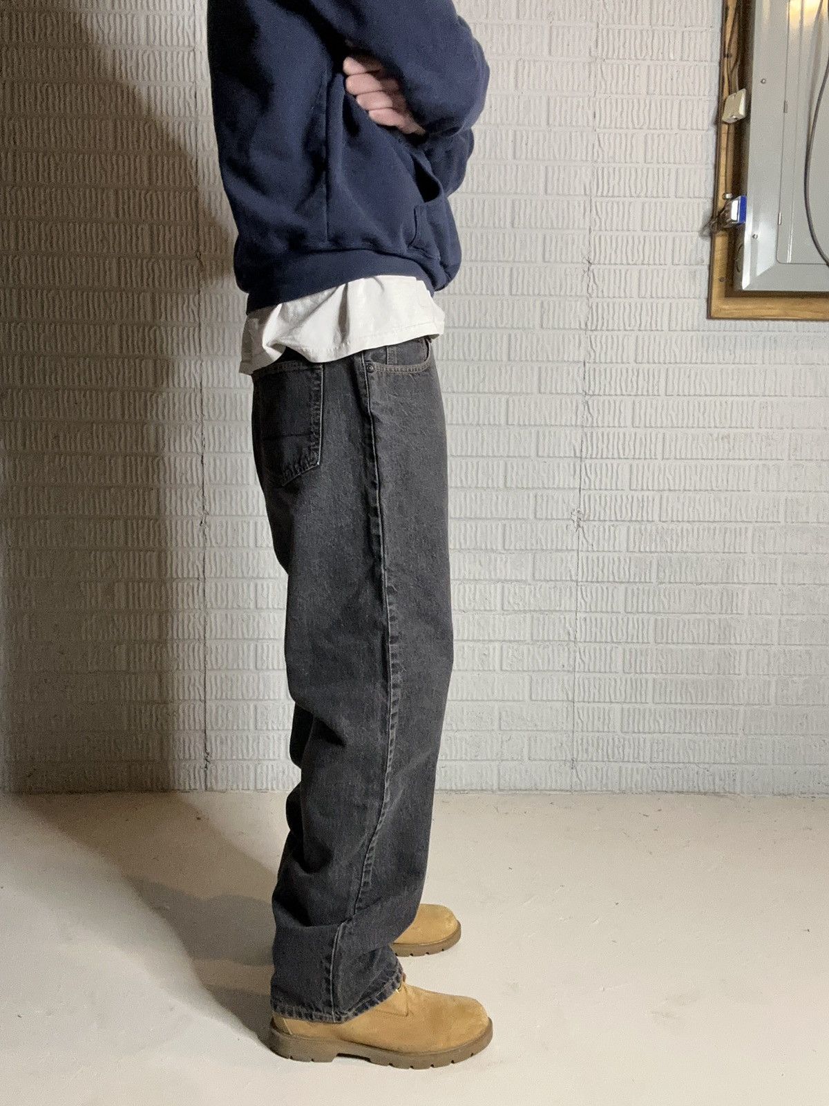 Nautica Nautica Baggy Black Jeans Size US 40 / EU 56 - 3 Thumbnail