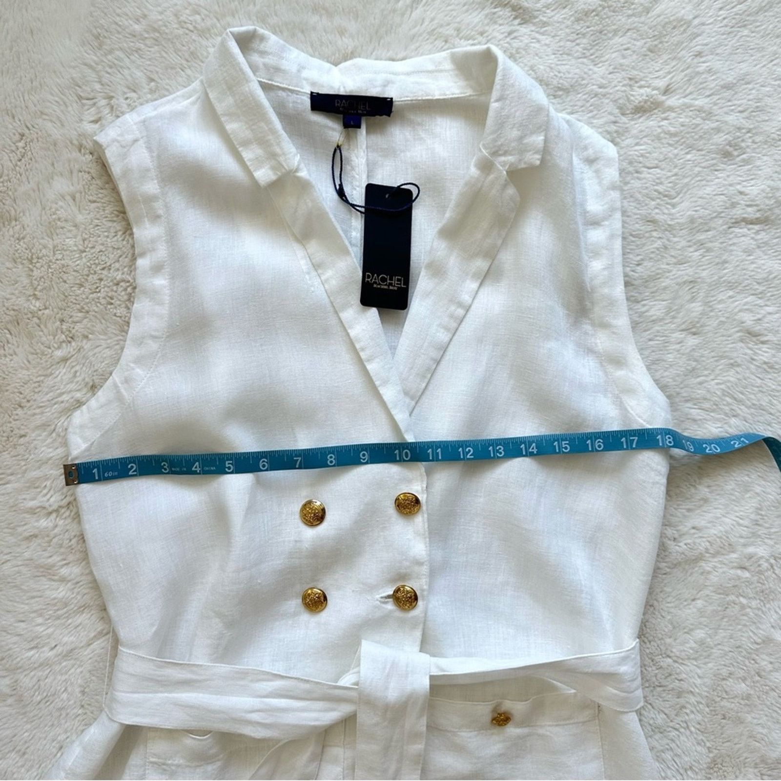 Other NWT!!! Rachel Roy women tank linen top size L Size L / US 10 / IT 46 - 6 Thumbnail