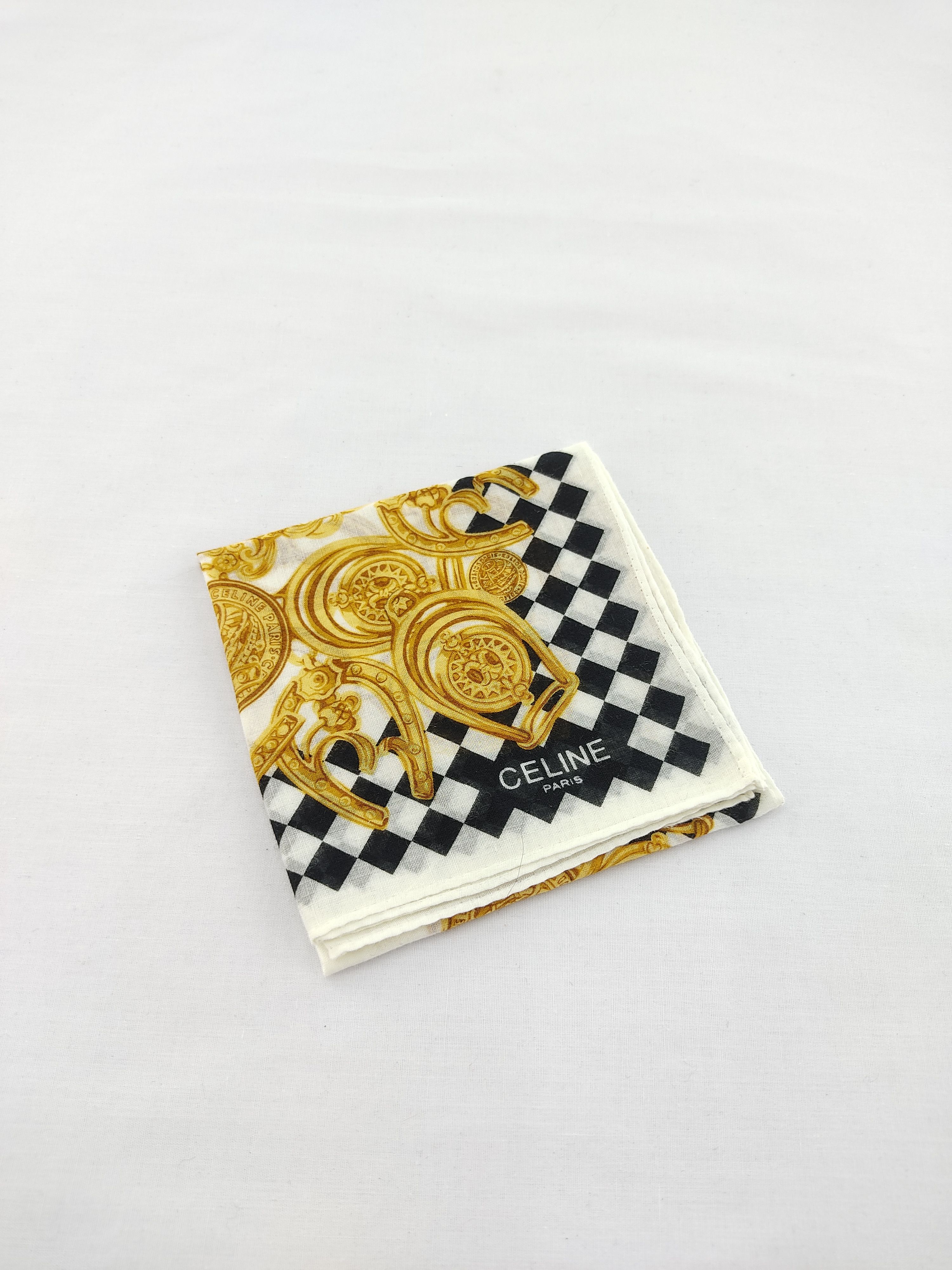 Celine × Vintage Vintage Celine Handkerchief / Neckwear / Bandana Size ONE SIZE - 2 Thumbnail