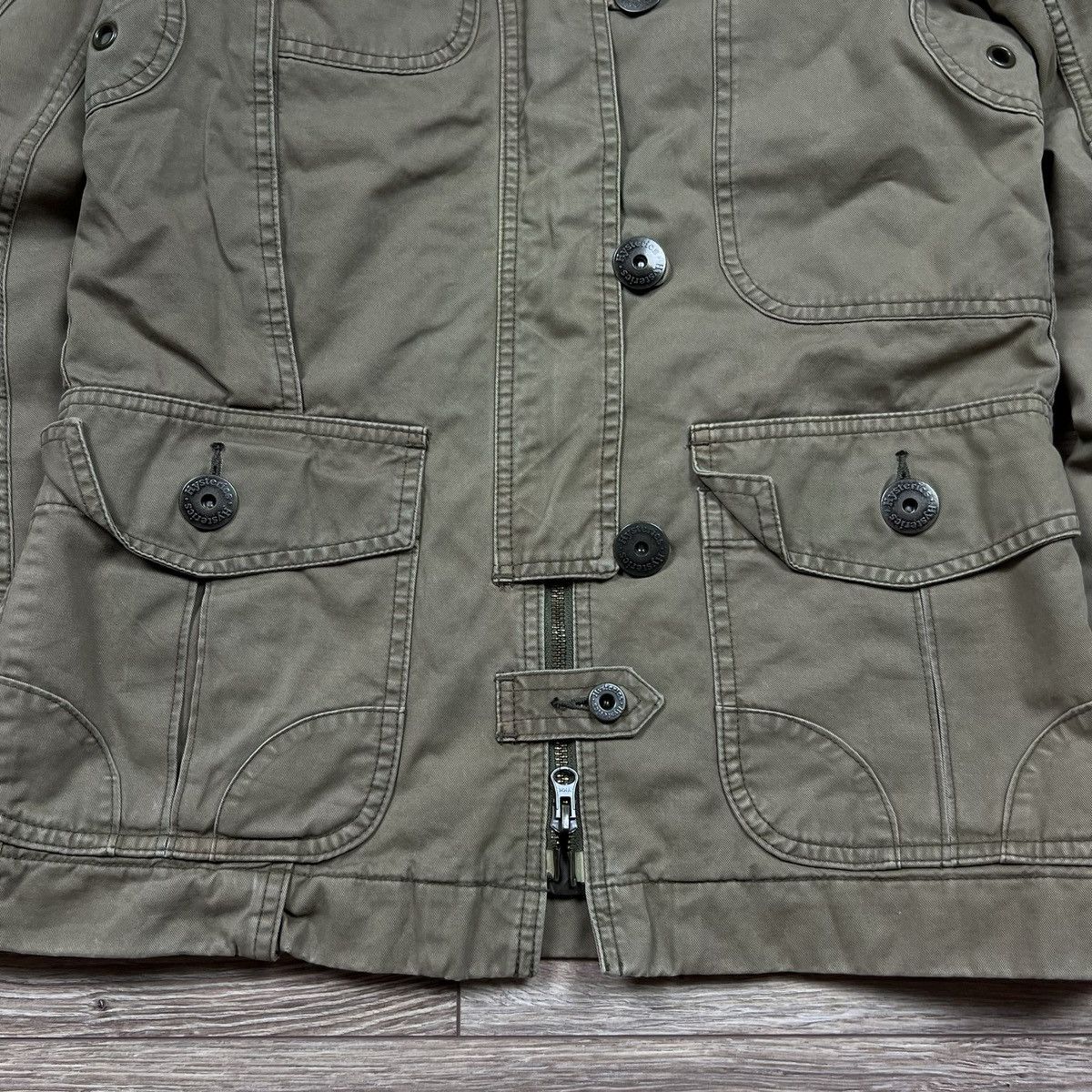 Hysteric Glamour 00s Hysteric Glamour Vintage Heavy Military Coat Jacket Size US M / EU 48-50 / 2 - 2 Thumbnail