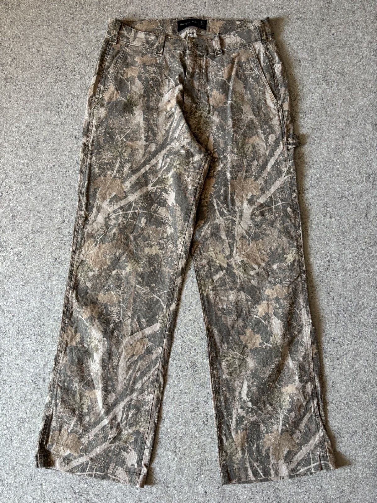Abercrombie & Fitch ABERCROMBIE & FITCH REAL TREE WORK PANTS Size US 32 / EU 48 - 1 Thumbnail
