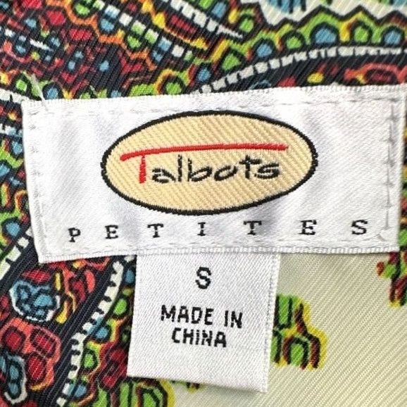 Talbots Talbots Puffer Vest Womens Small Petite Teal Nylon Blend Button Up Vest Polyester Lining Outdoor Casual Winter Women Button Pockets Size S / US 4 / IT 40 - 4 Thumbnail