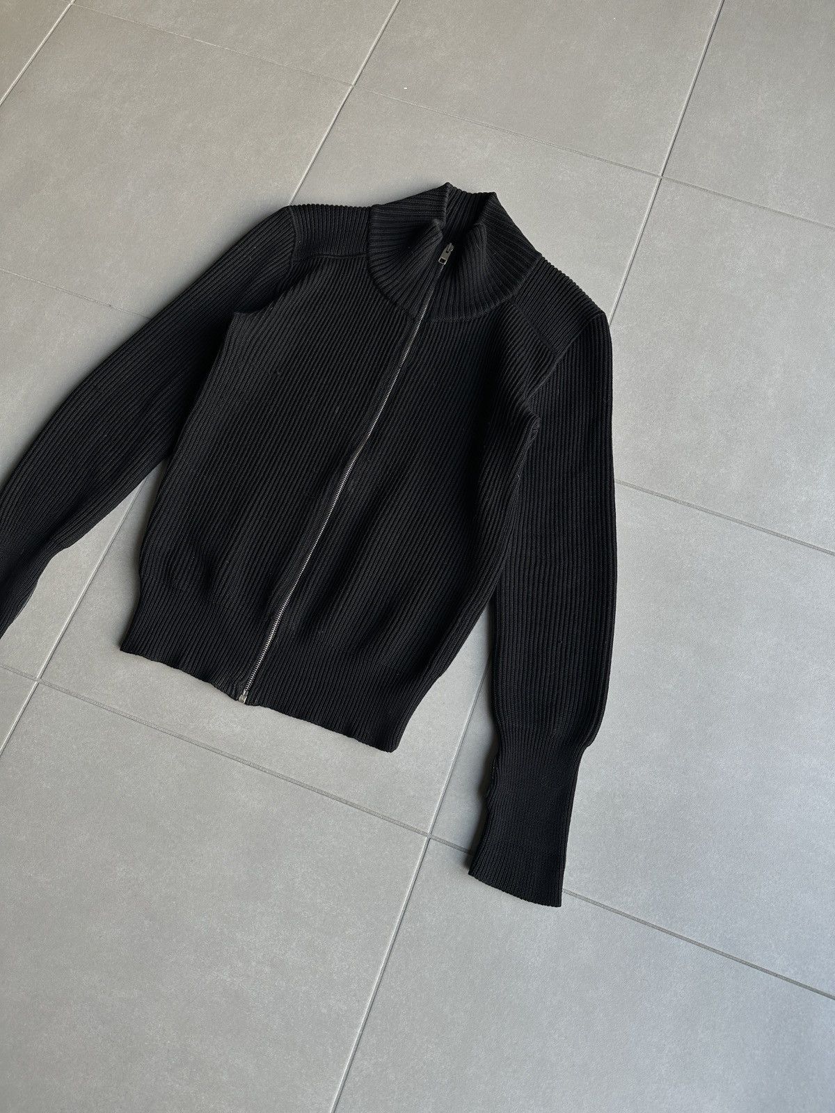 Dior × Hedi Slimane Dior Homme AW07 “Navigate” thumb hole diver knit sweater Size US S / EU 44-46 / 1 - 4 Thumbnail