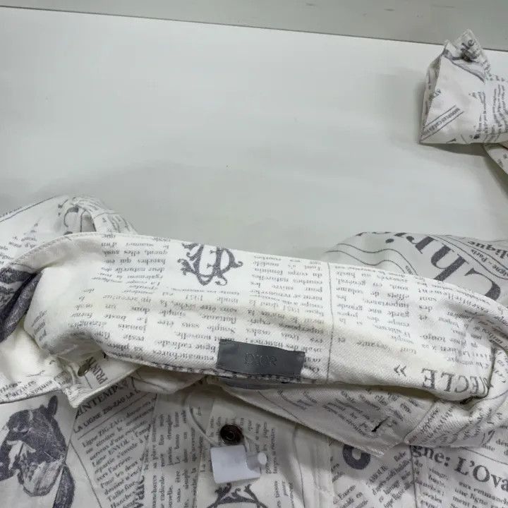 Dior Dior Dior Newspaper Print Long Sleeve Jacket 0079-2507 Size US S / EU 44-46 / 1 - 6 Thumbnail