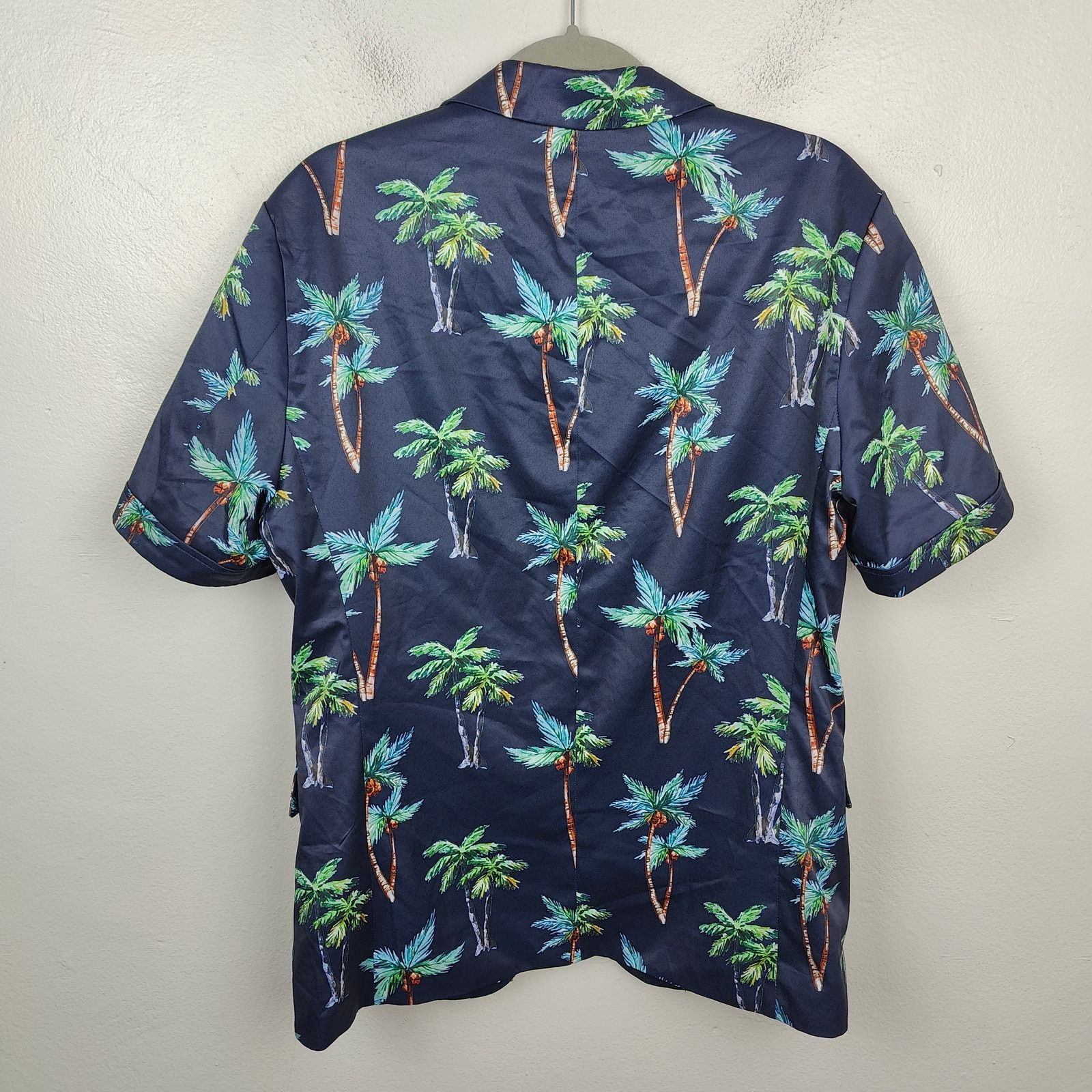 Other Mage Male Short Sleeve Jacket Mens Small Blue Tropical Size US S / EU 44-46 / 1 - 4 Thumbnail