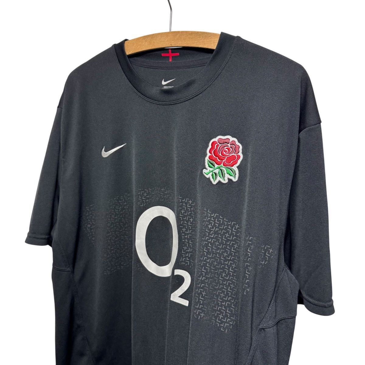 Nike Nike England Rugby Shirt XXL Black O2 Soccer Jersey Size US XXL / EU 58 / 5 - 3 Thumbnail