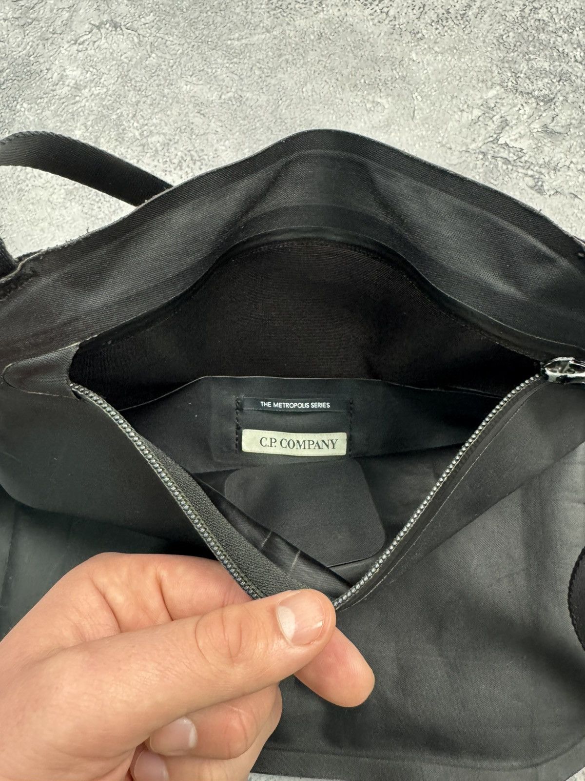 C.P. Company C.p Company Metropolis Series Black Rubber Reps Bag Size ONE SIZE - 9 Thumbnail