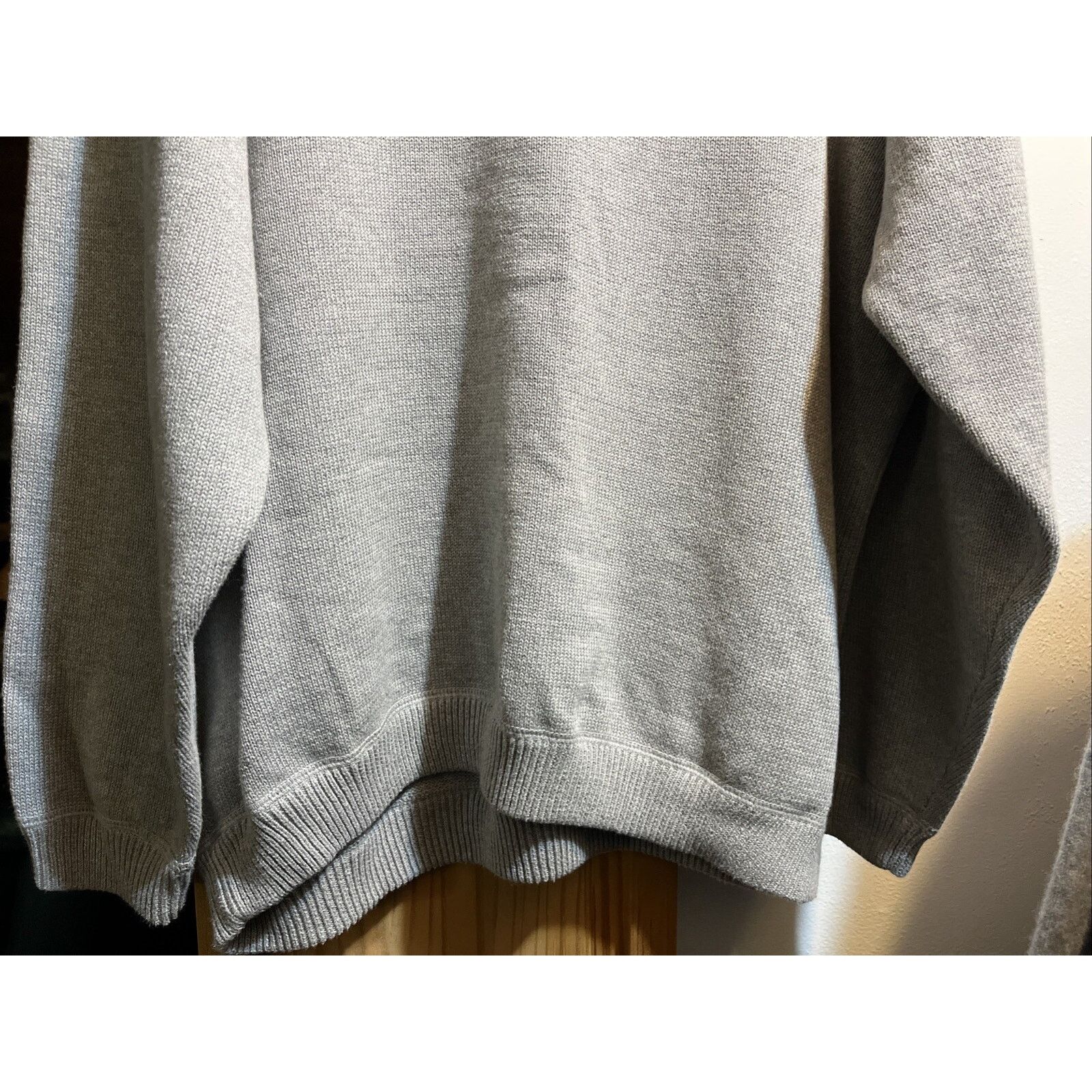 Eddie Bauer Eddie Bauer Sweater Mens XXL Gray Long Sleeve Cotton Sweater Size US XXL / EU 58 / 5 - 12 Thumbnail