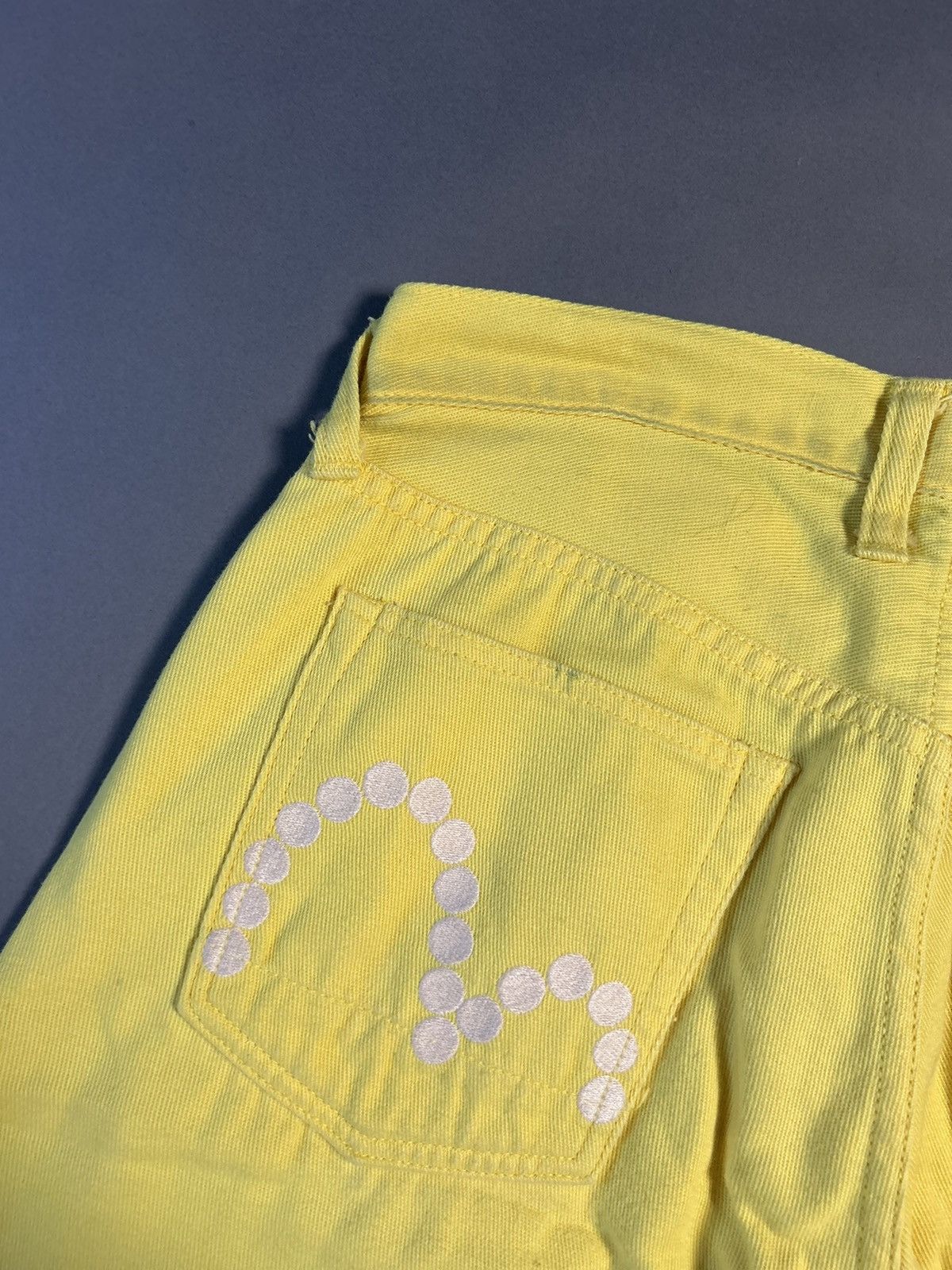 Evisu Evisu Fairway Genes vintage yellow chino pants dots logo Size US 34 / EU 50 - 4 Thumbnail