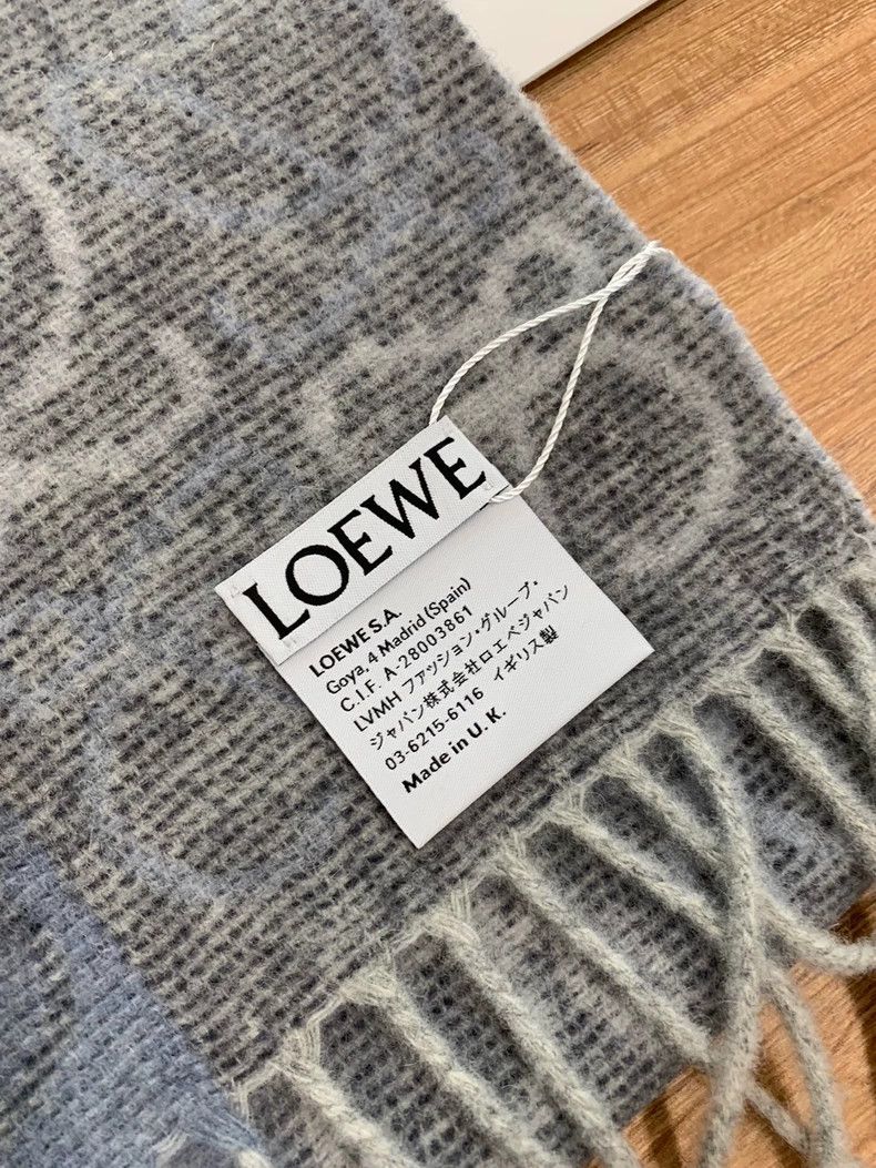 Loewe LOEWE Cashmere scarf Size ONE SIZE - 7 Thumbnail
