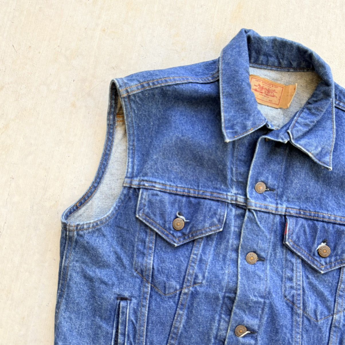 Levi's Vintage Levi’s Denim Vest Made In USA Size Medium 80s Cowboy Size US M / EU 48-50 / 2 - 2 Thumbnail