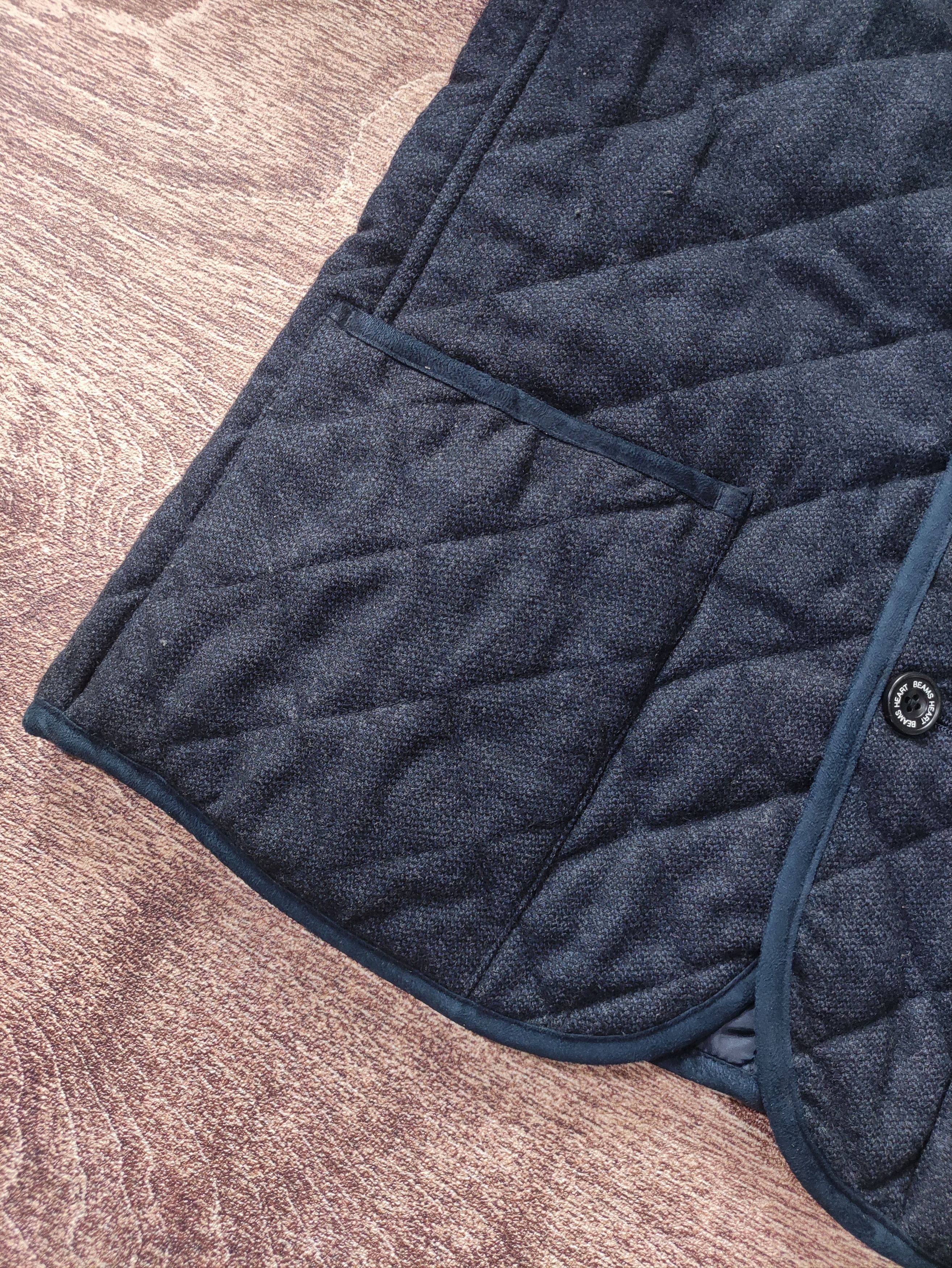 Beams Plus × Japanese Brand BEAMS HEART QUILTED JACKET Size US L / EU 52-54 / 3 - 2 Thumbnail