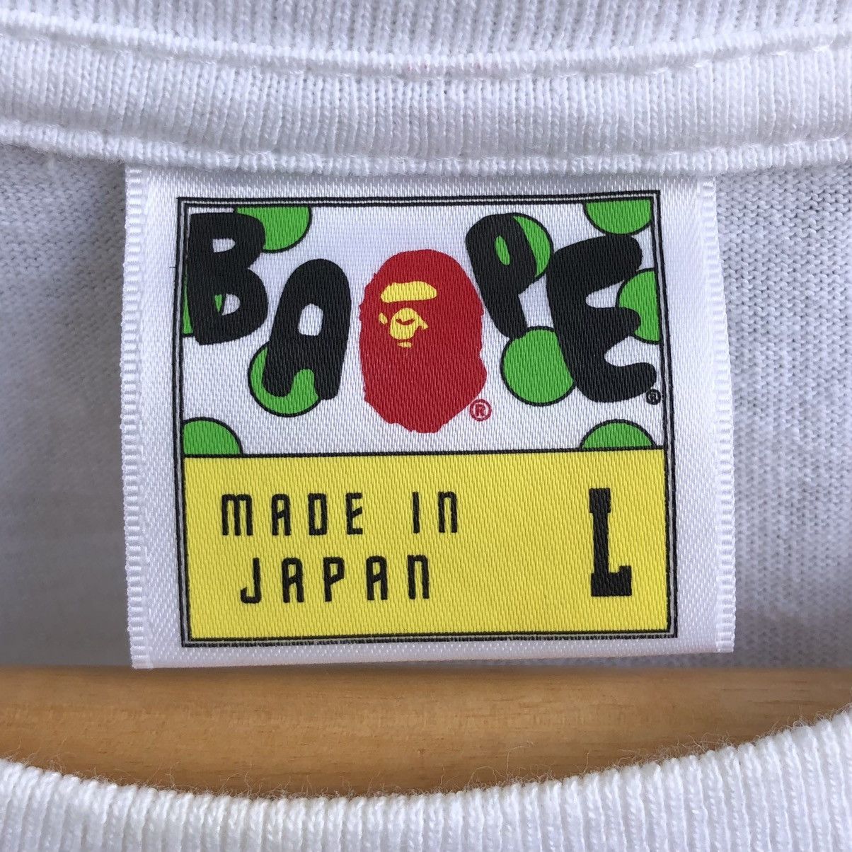 Bape Multicolor Big Ape Head Tee Size US L / EU 52-54 / 3 - 12 Thumbnail