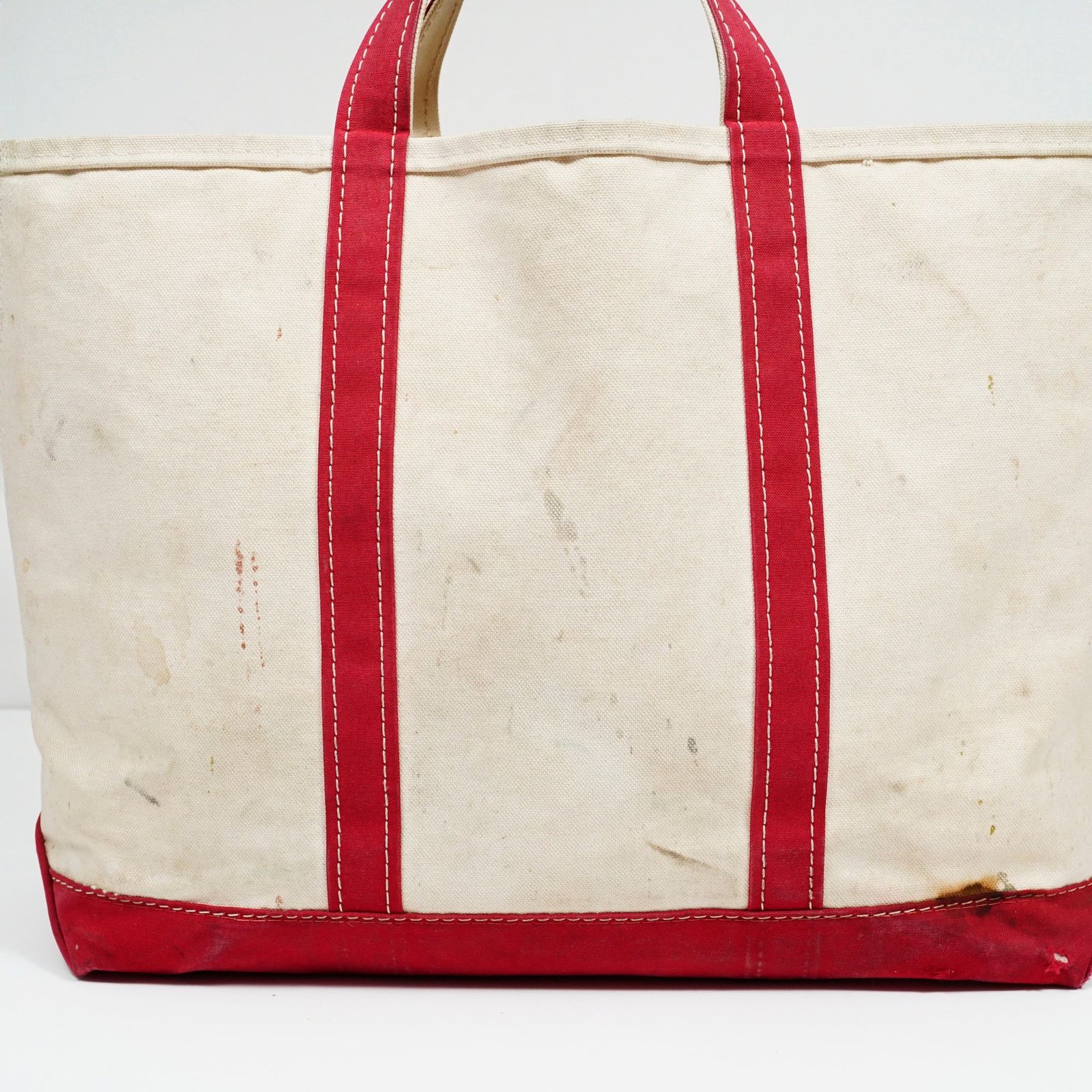 L.L. Bean Vintage 1980s L.L. Bean Boat and Tote Canvas Bag USA Rare Size ONE SIZE - 5 Thumbnail