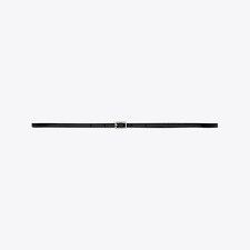 Saint Laurent Paris o1bcso1str1224 Size: 75 /Strass Buckle Thin Belt in Black Size ONE SIZE - 1 Preview