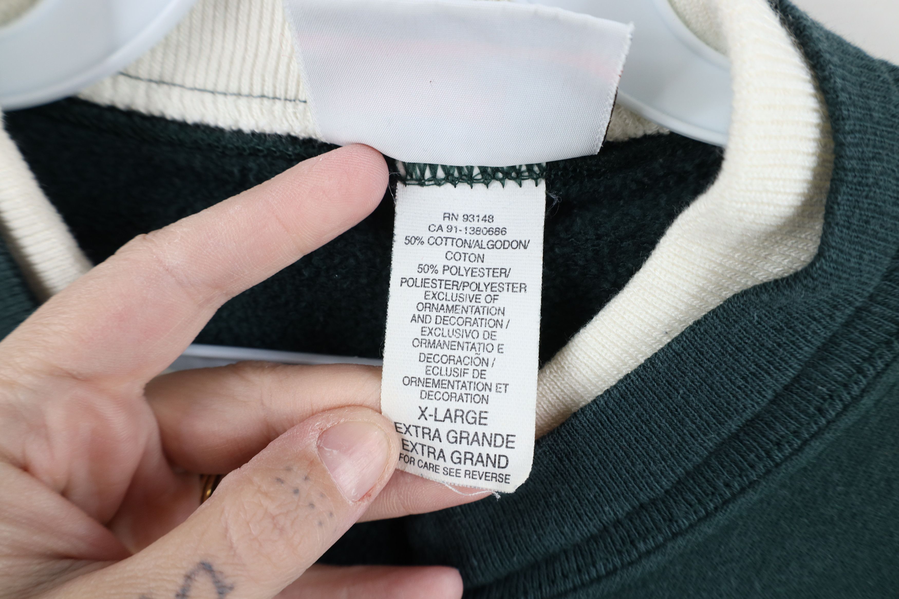 Vintage Vintage 90s Streetwear Nature Rabbit Cardigan Sweatshirt USA Size L / US 10 / IT 46 - 11 Thumbnail