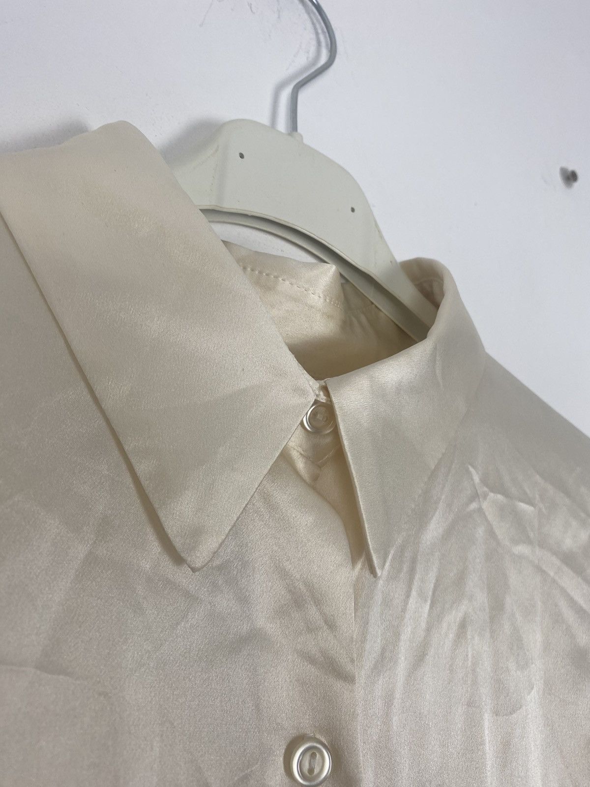 Orseund Iris Orseund Iris Silk Blouse Cream shirt M NYC old money luxury Size M / US 6-8 / IT 42-44 - 3 Thumbnail