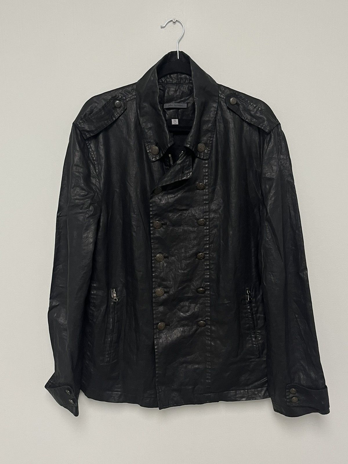 John Varvatos Linen Coat. 54 Size US L / EU 52-54 / 3 - 5 Thumbnail