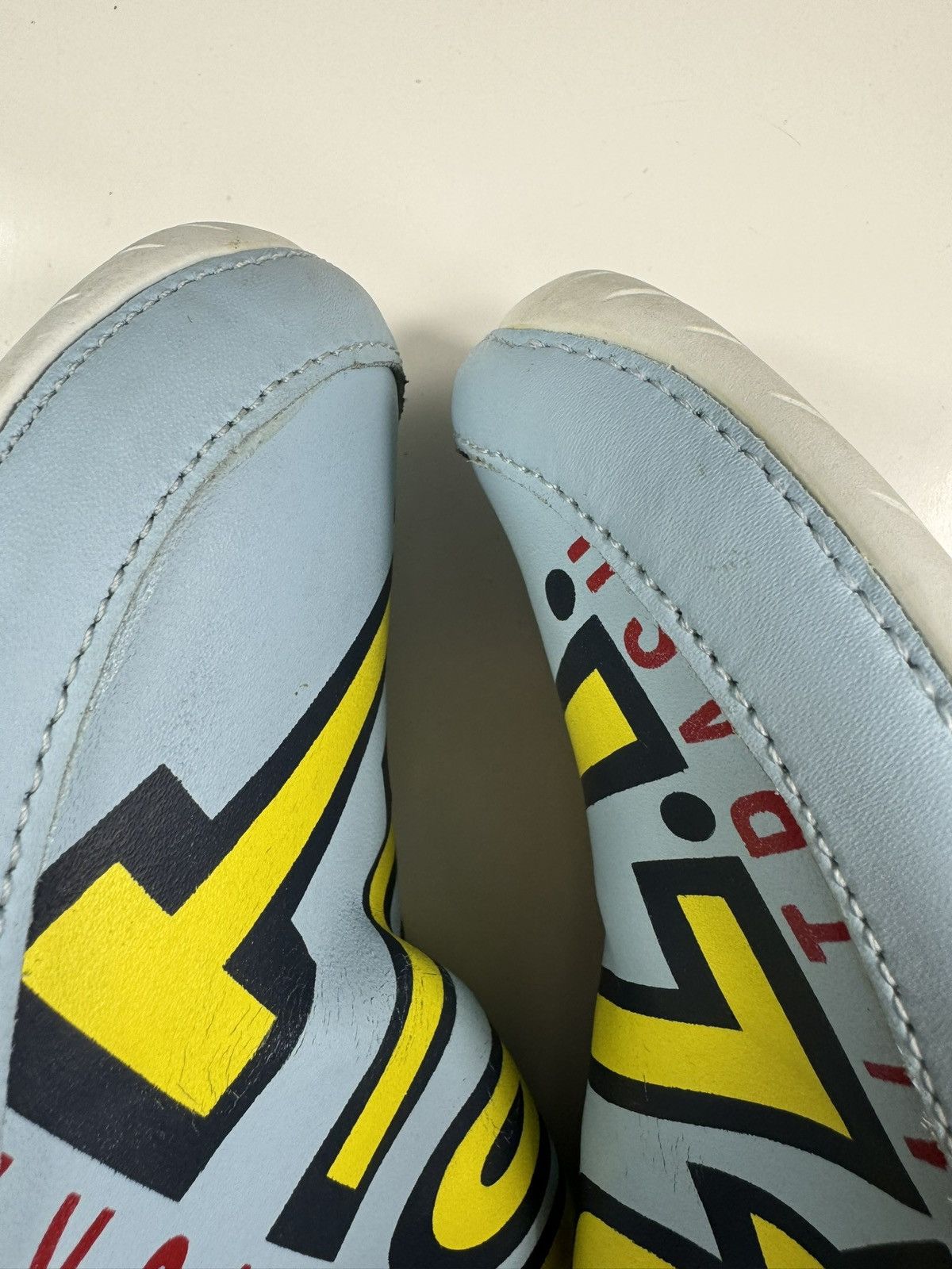 W&LT Vintage 90s W&LT Walter Van Bierendonck Leather Sneakers Size US 9 / IT 39 - 10 Thumbnail